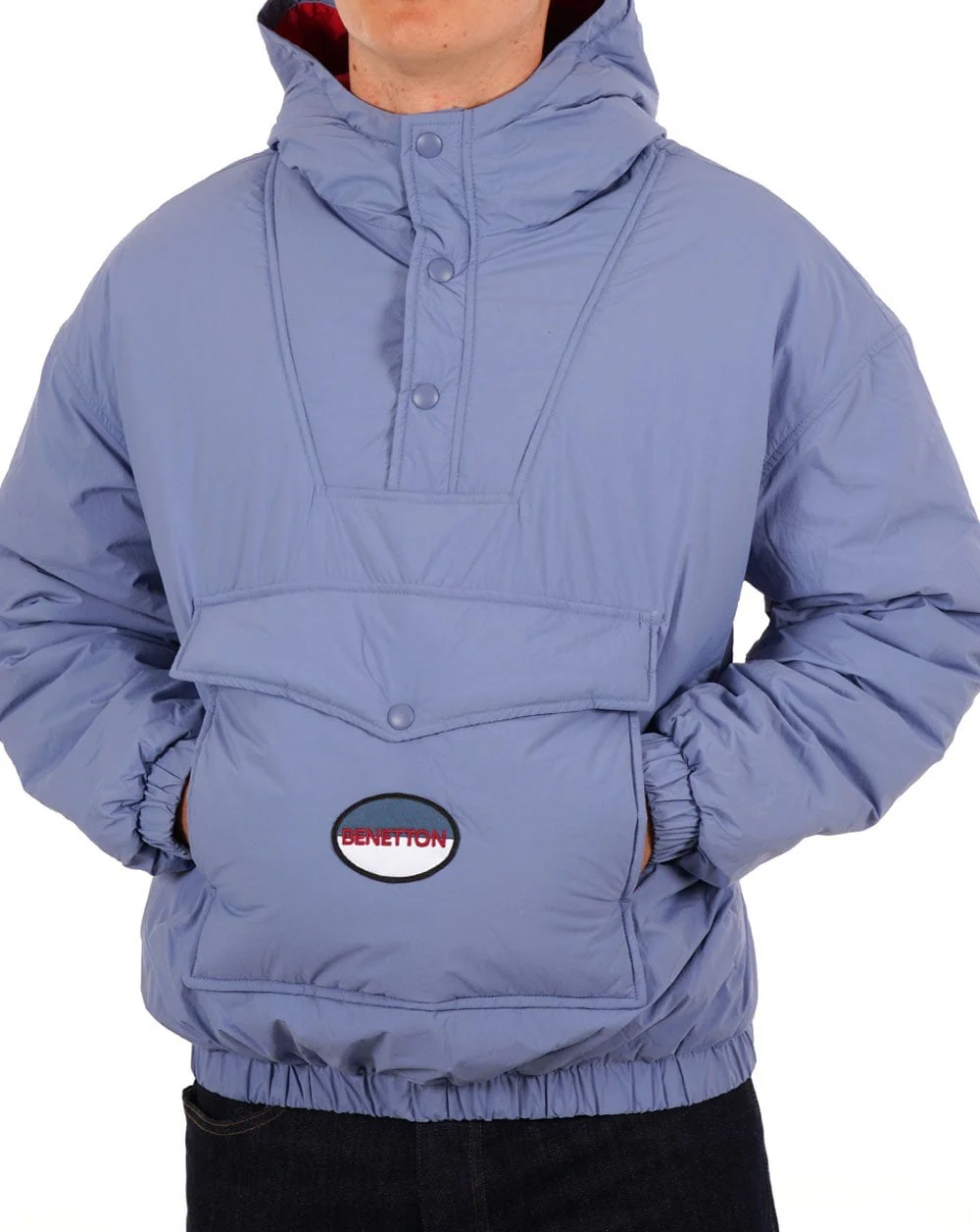 Benetton Padded OH Jacket Dusk Blue - Image 3