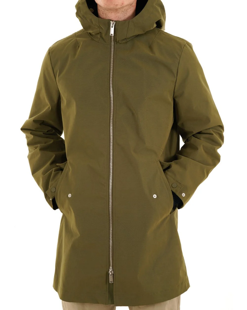 Benetton Parka Khaki Green - Image 3