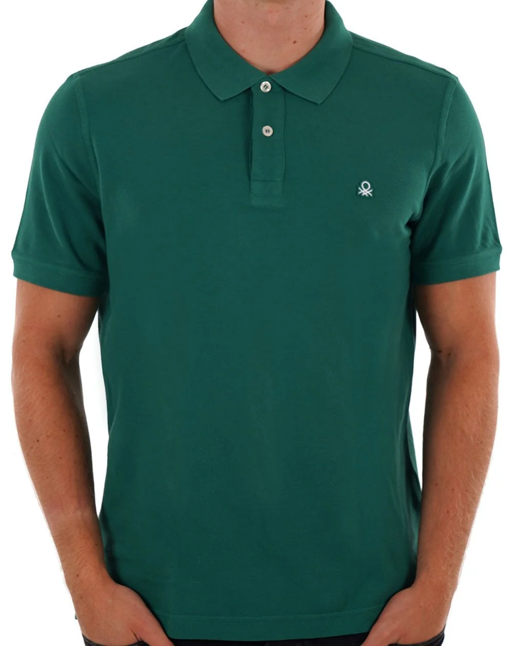 Benetton Polo Shirt Dark Green