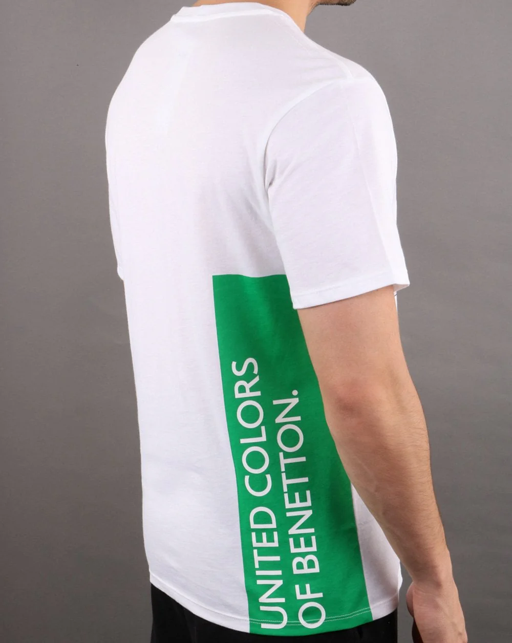Benetton Print T Shirt Iconic advert White - Image 3