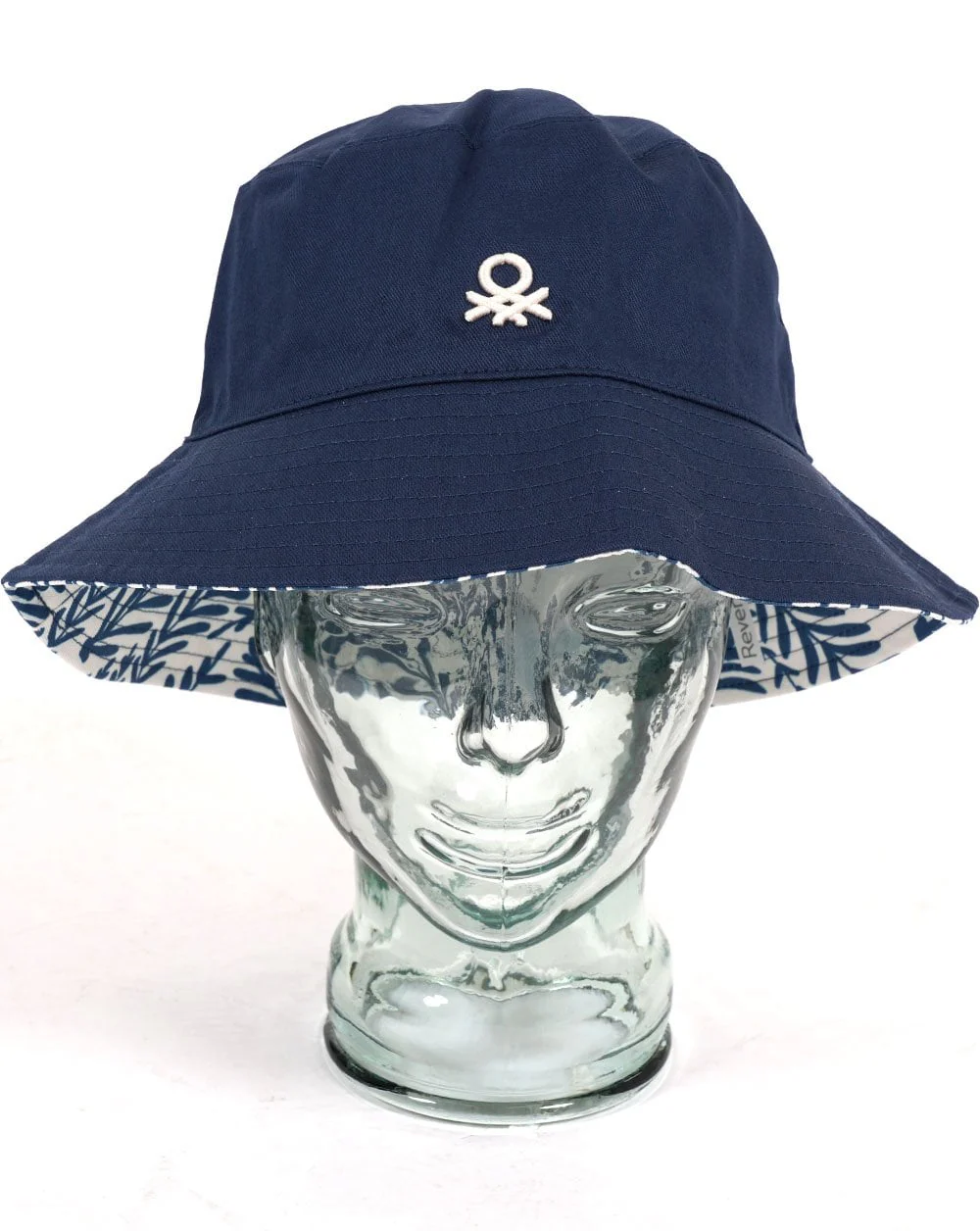 Benetton Reversible Bucket Hat Navy/Patterned - Image 2