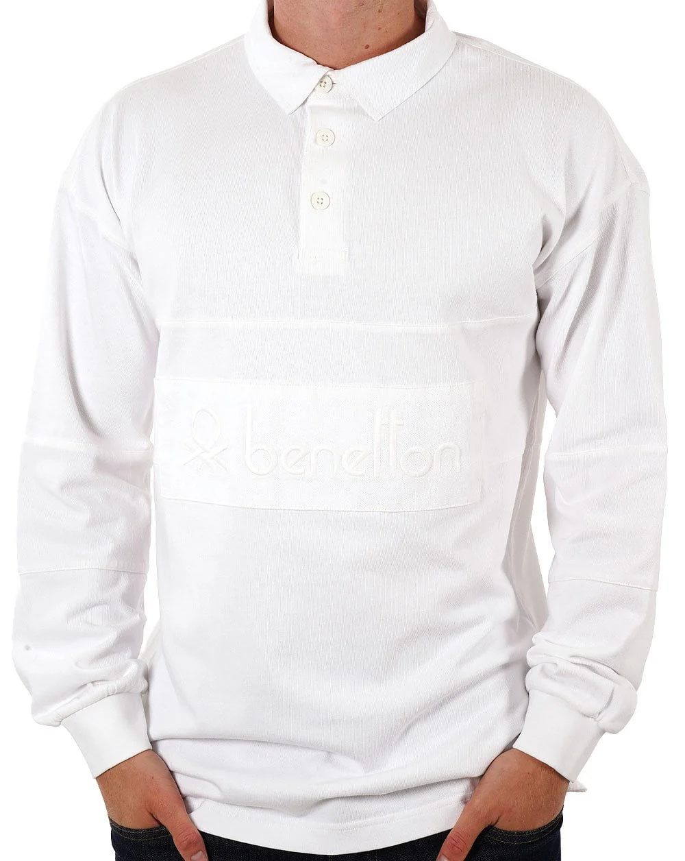 Benetton Rugby Shirt White