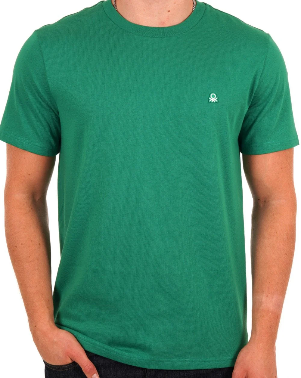 Benetton Small Logo T-shirt Green