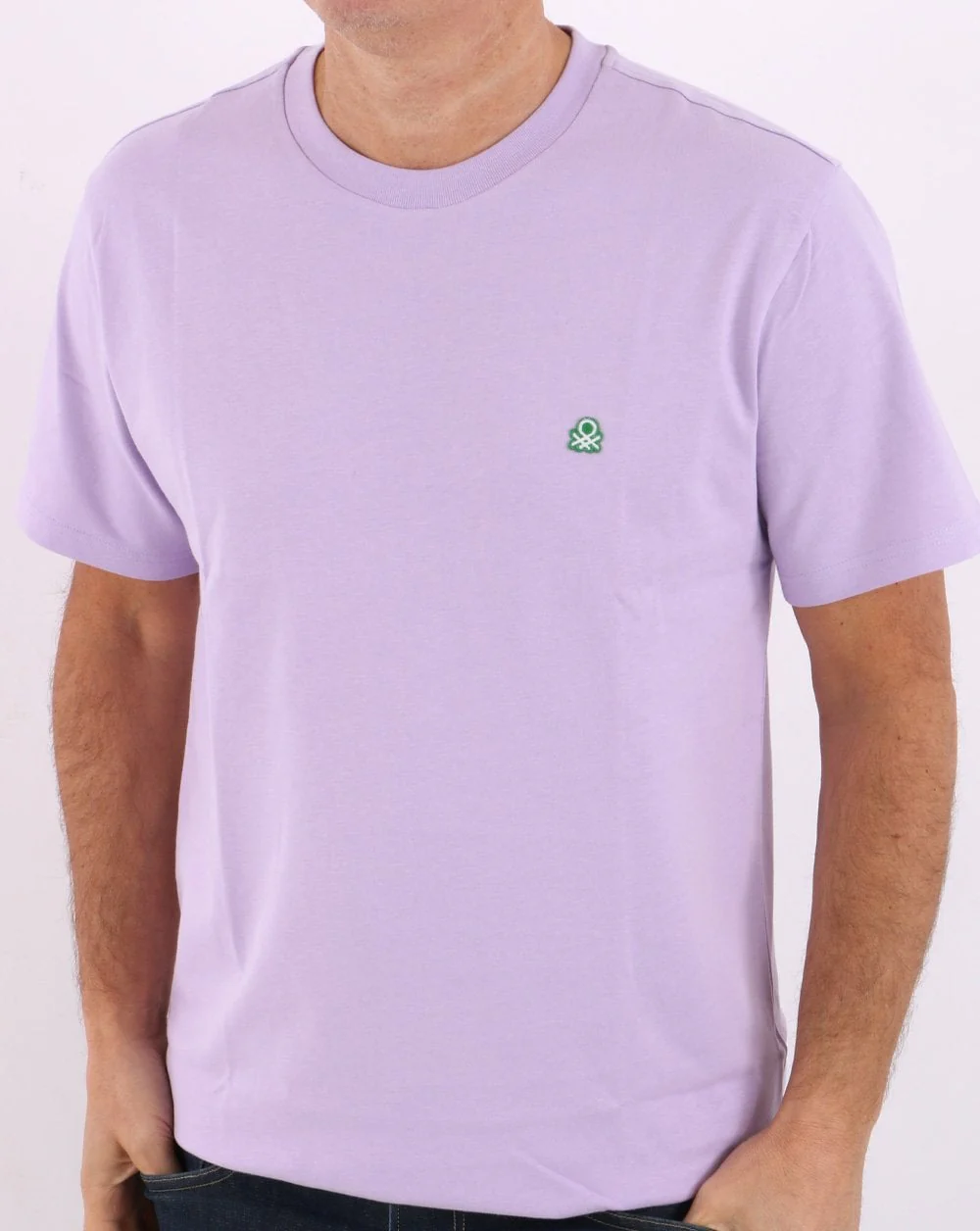 Benetton Small Logo T-shirt Lilac
