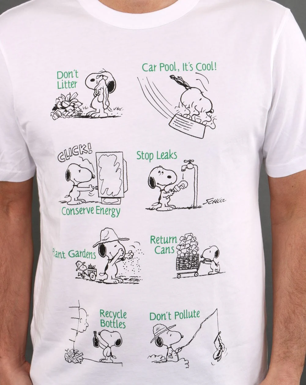 Benetton Snoopy T-shirt White - Image 2