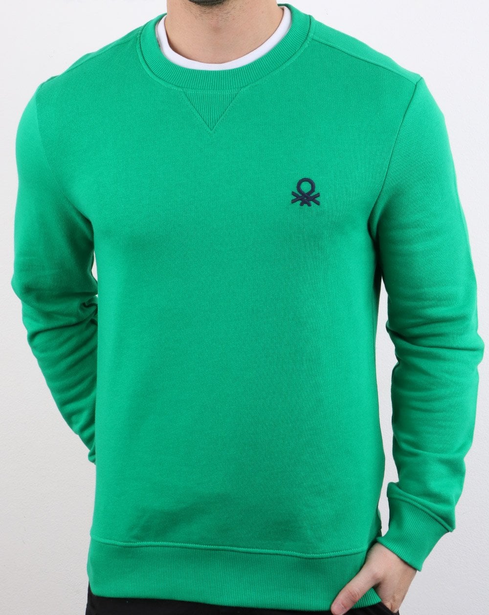 Benetton Sweatshirt Green - Image 2