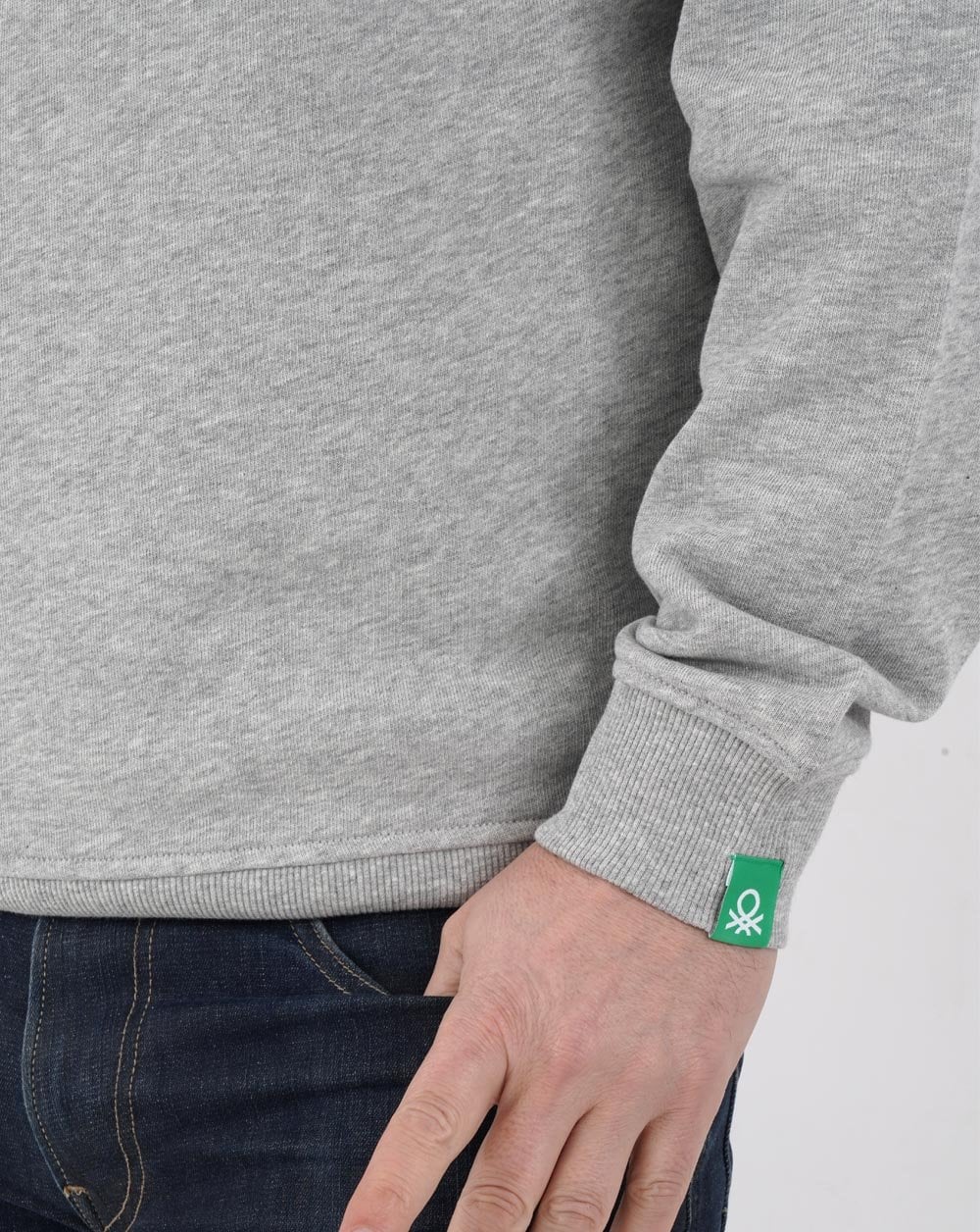 Benetton Sweatshirt Grey - Image 2