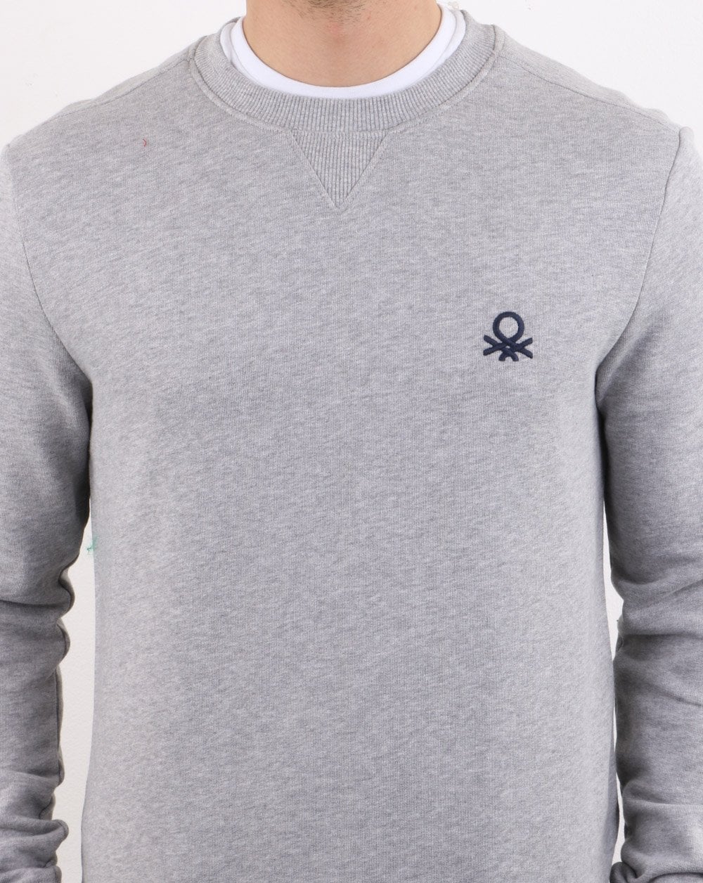Benetton Sweatshirt Grey - Image 4