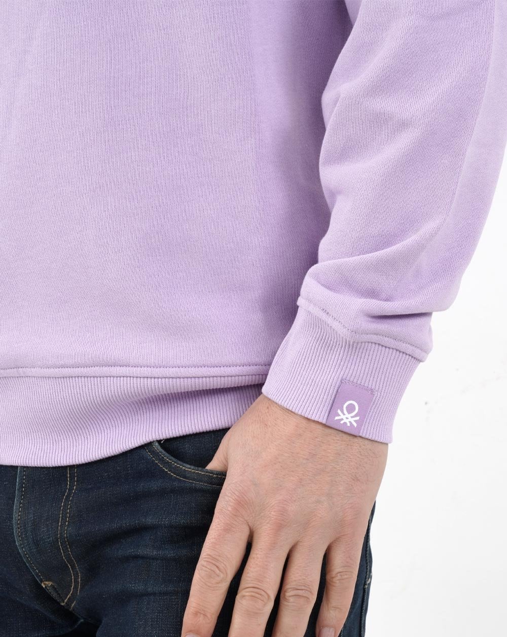 Benetton Sweatshirt Lilac - Image 2