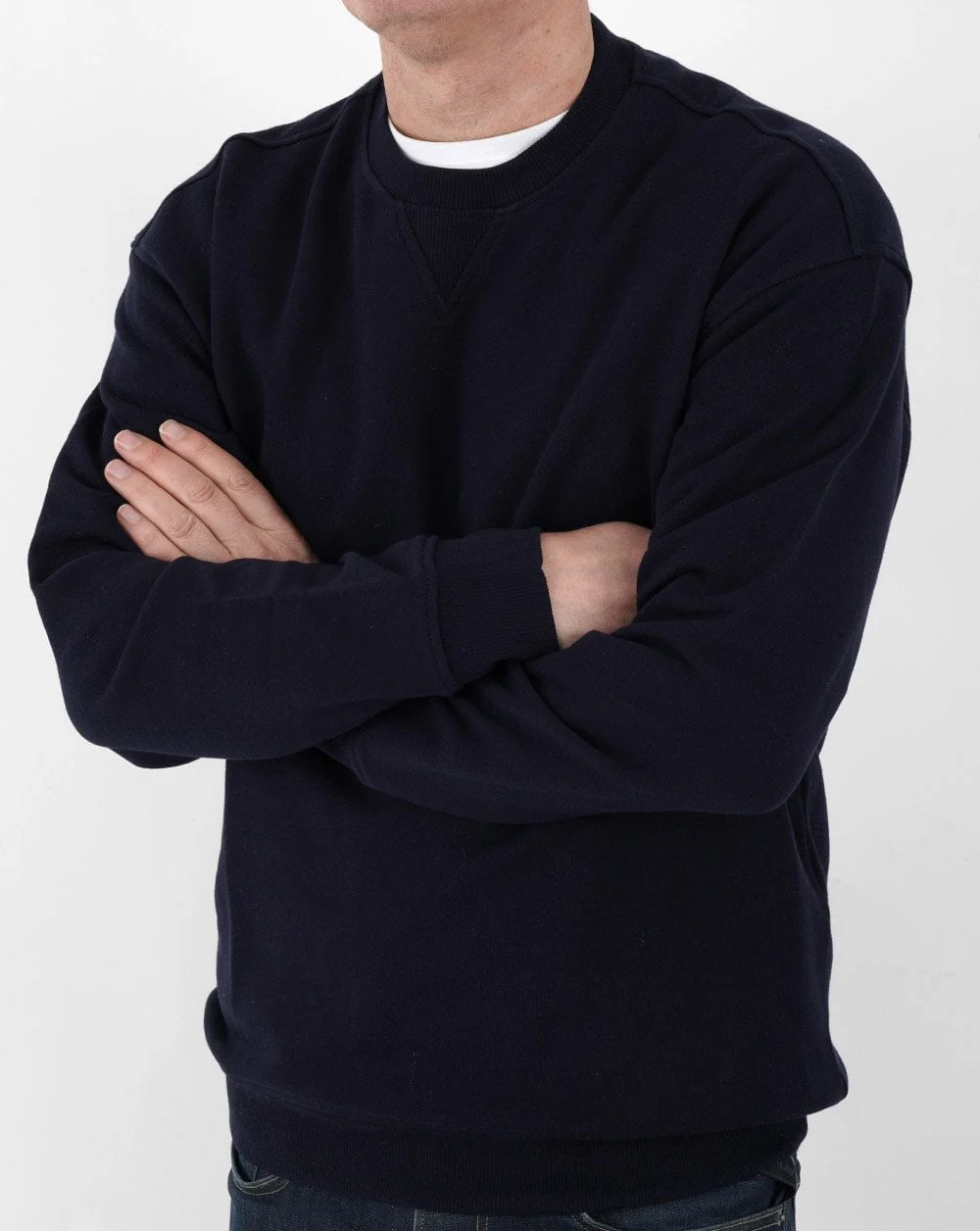 Benetton Sweatshirt Navy - Image 3