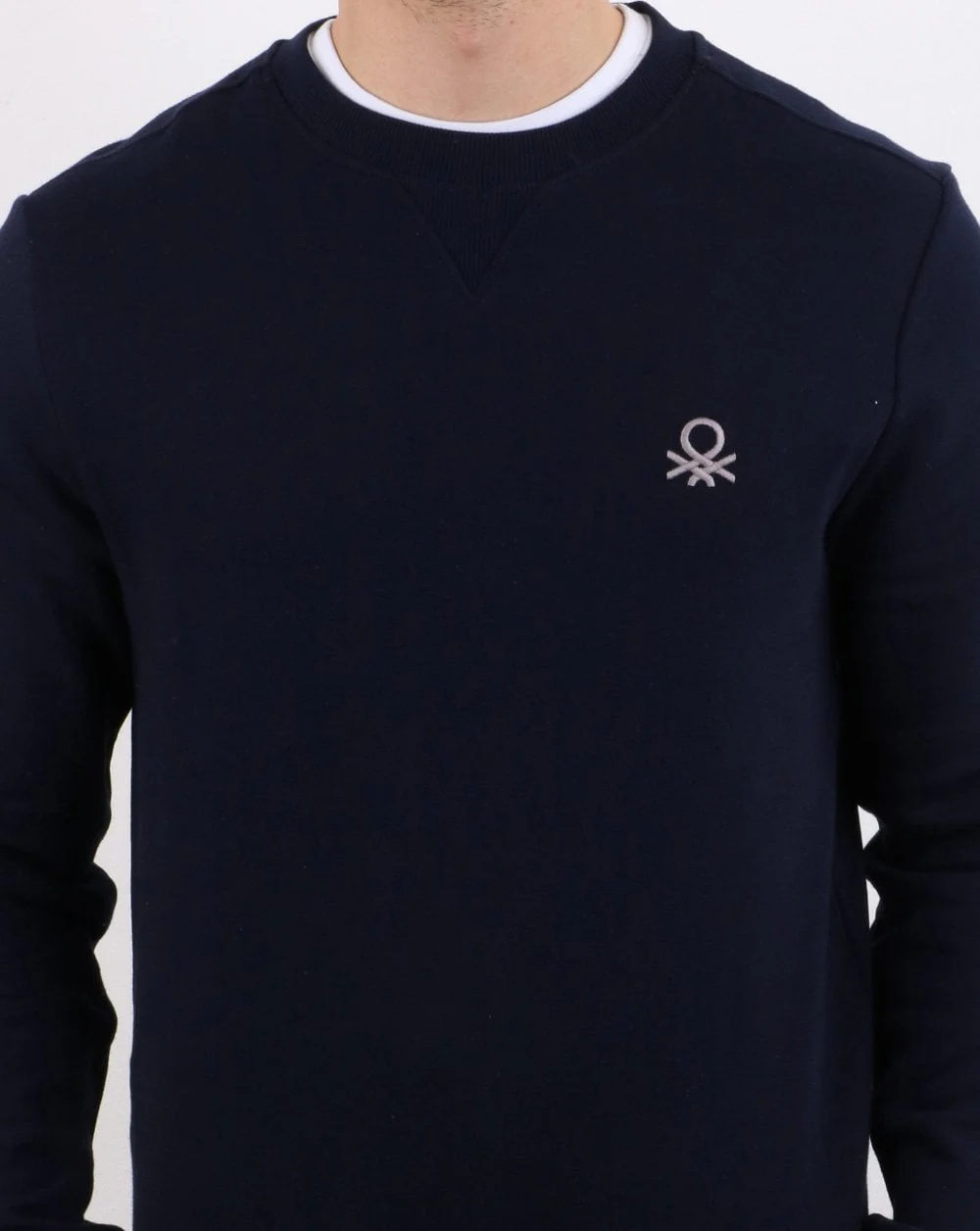 Benetton Sweatshirt Navy - Image 4