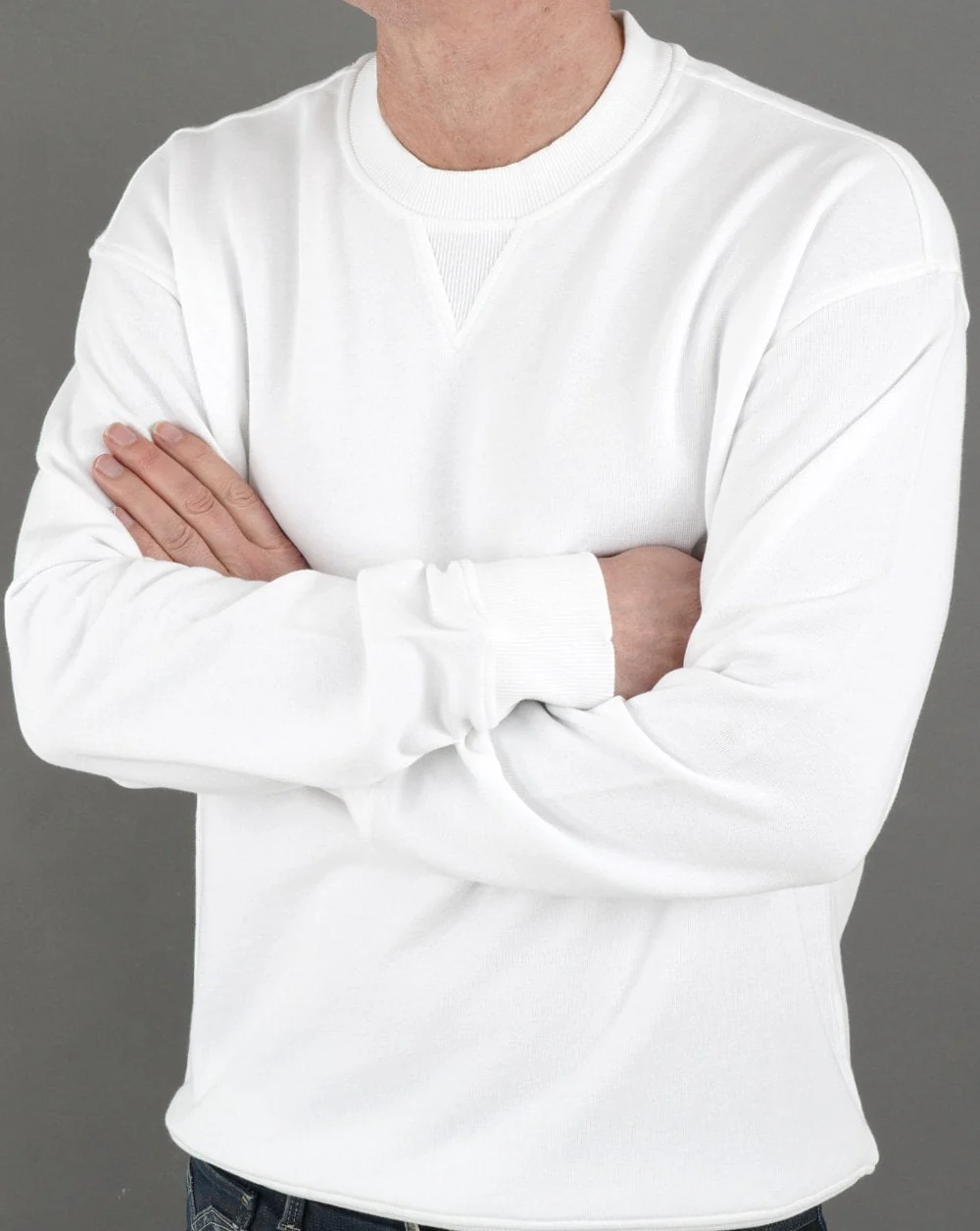 Benetton Sweatshirt White - Image 3