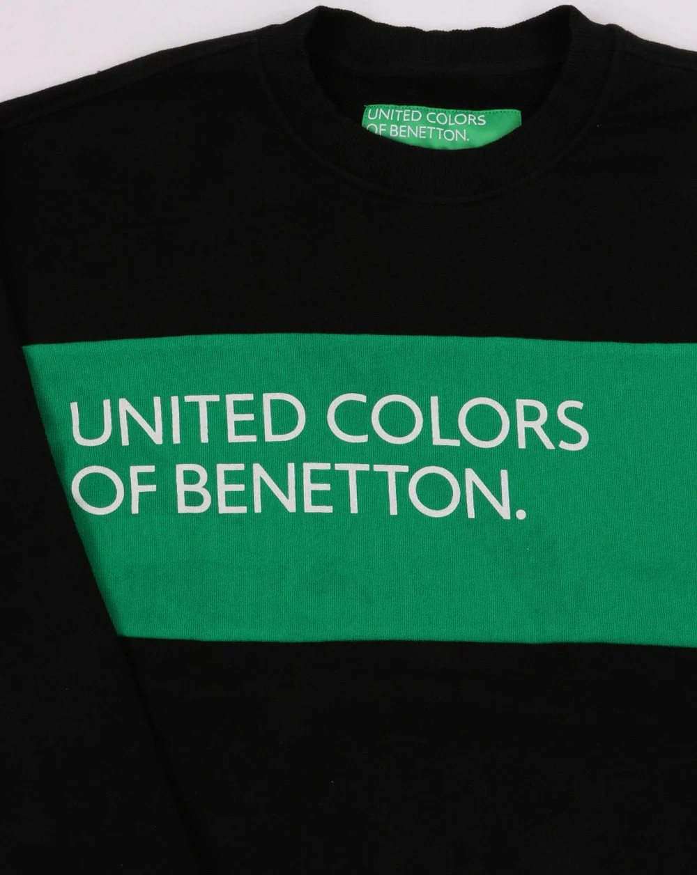 Benetton United Colours Sweatshirt Black - Image 2