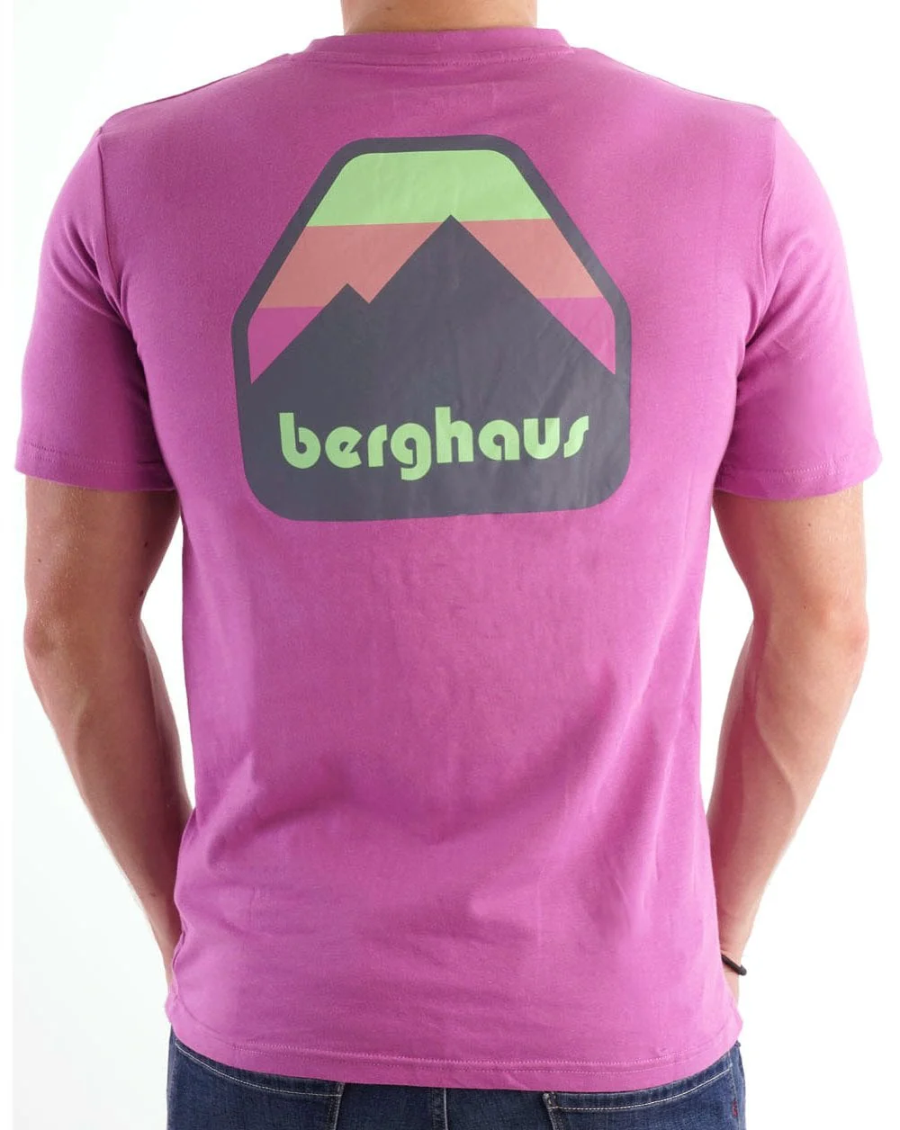 Berghaus Dean St. Graded Peak T-shirt Lilac - Image 4