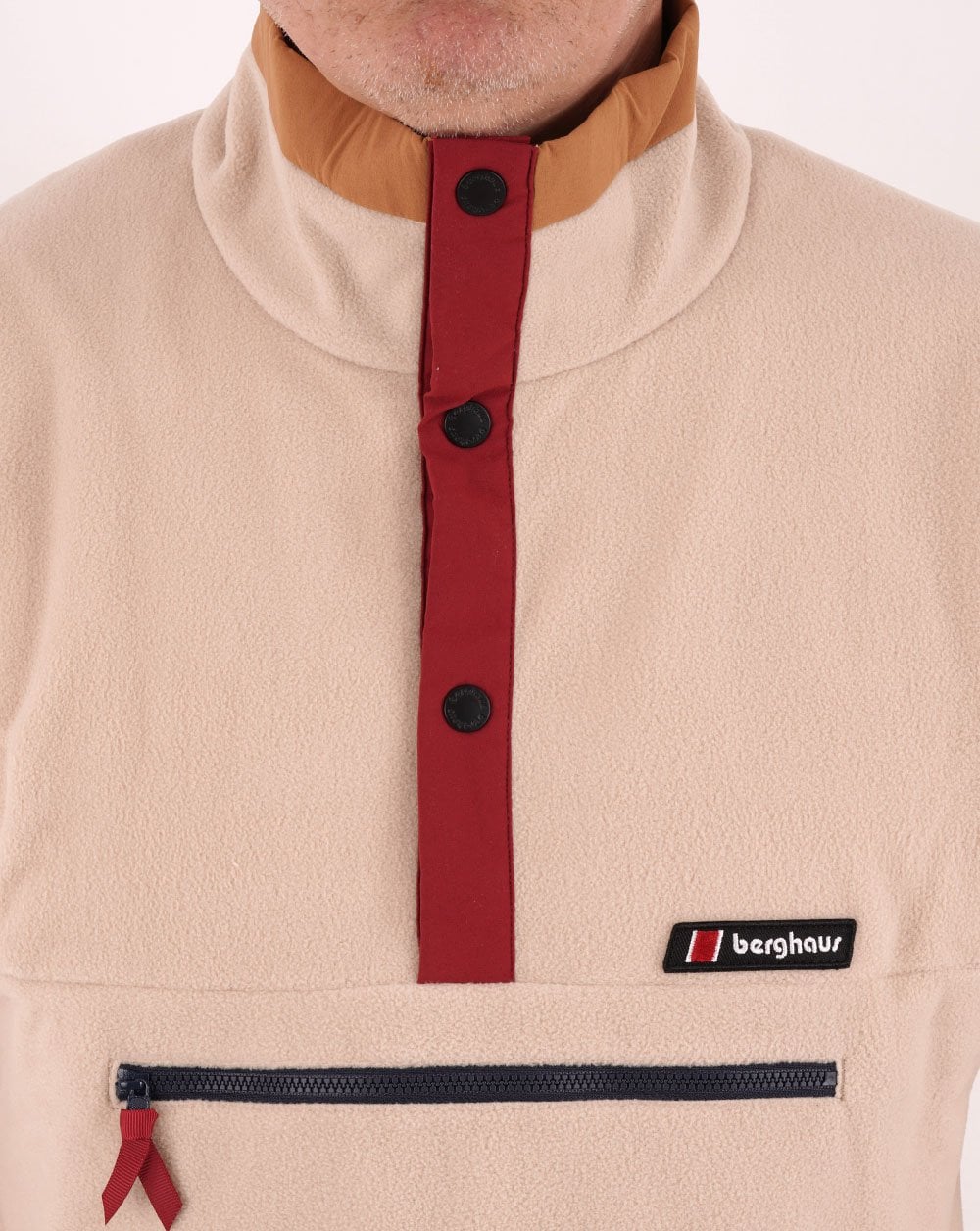 Berghaus Dean St. Polarplus Fleece Cream/Brown - Image 2
