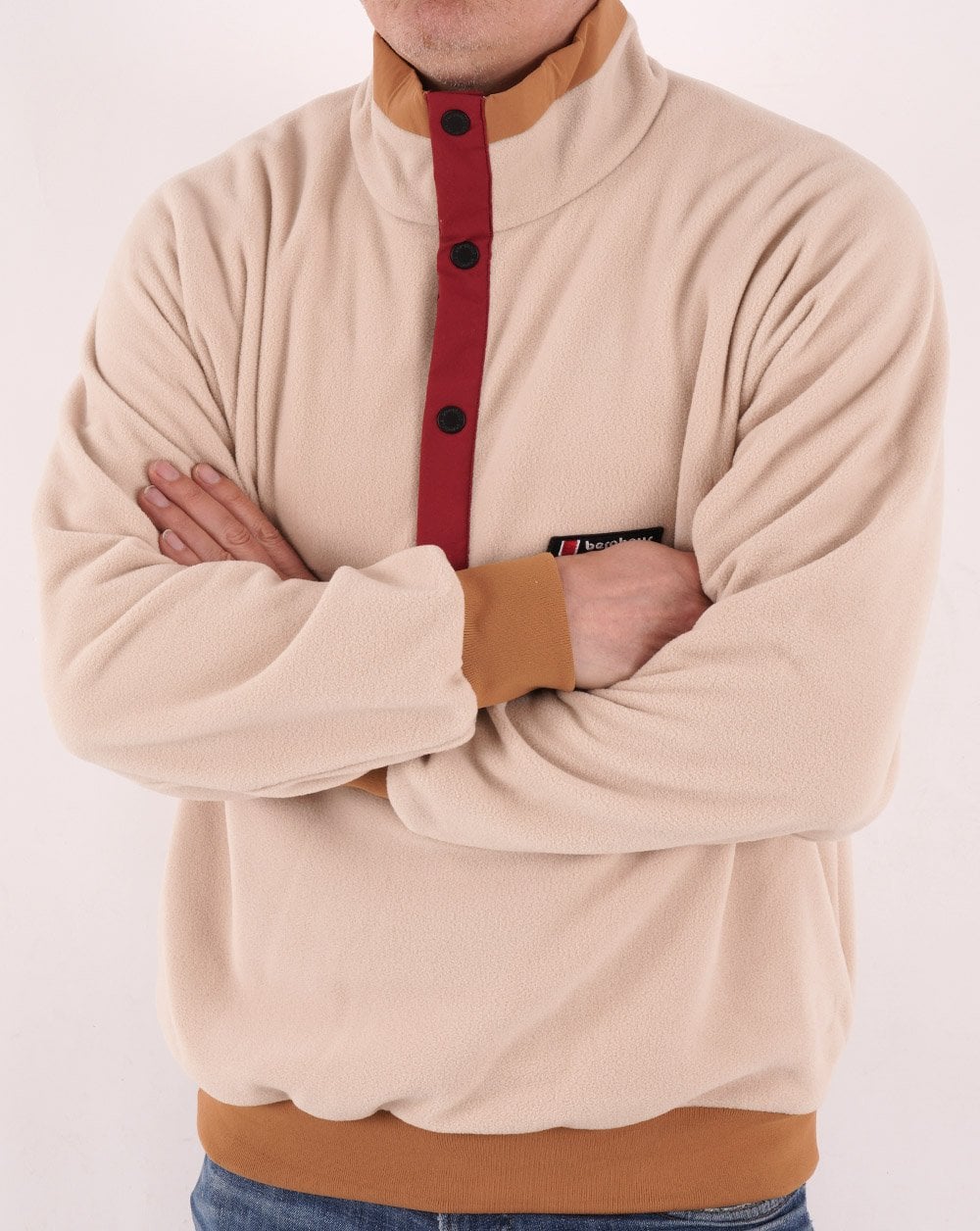 Berghaus Dean St. Polarplus Fleece Cream/Brown - Image 3