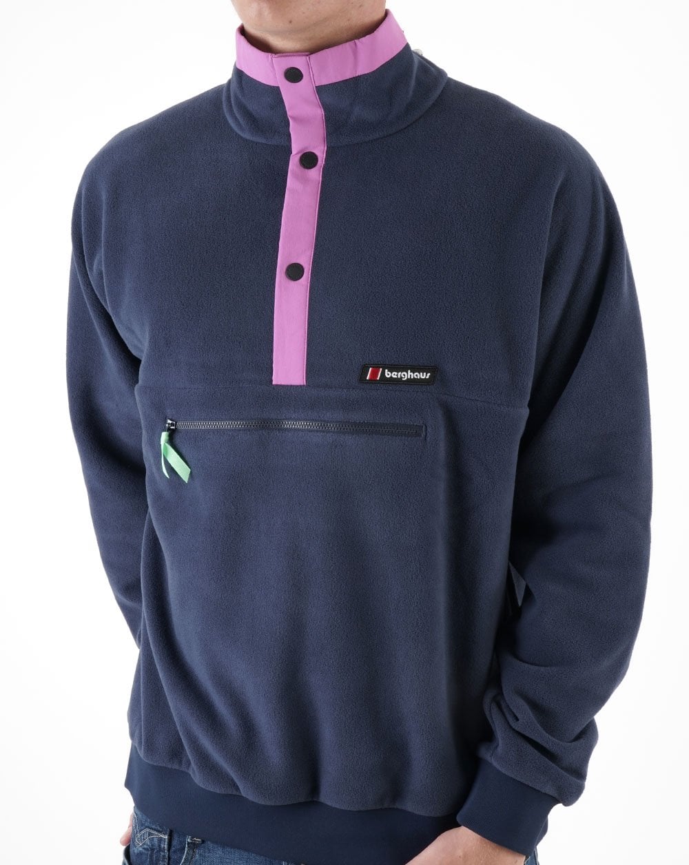 Berghaus Dean St. Polarplus Fleece Navy/Lilac - Image 2