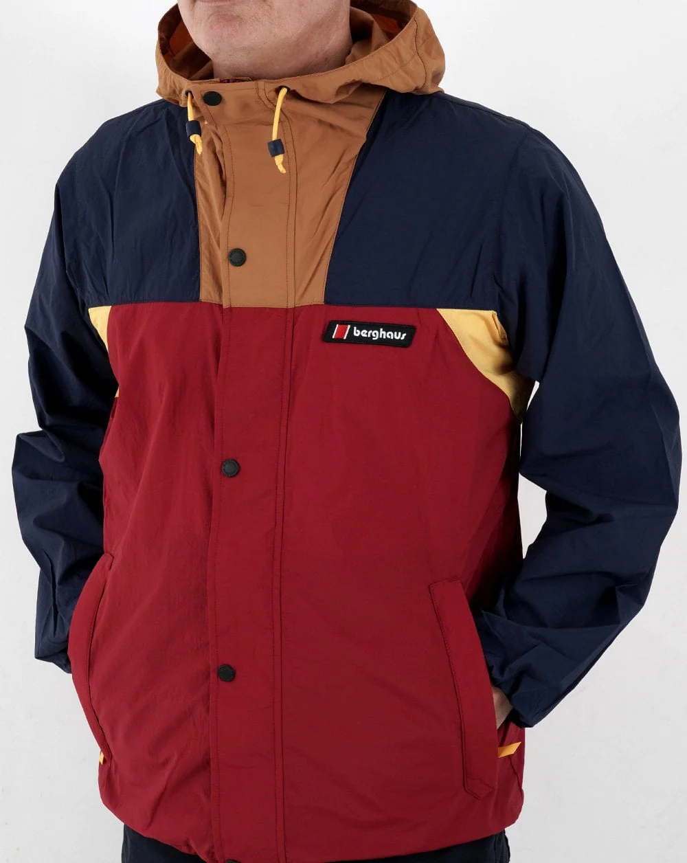 Berghaus Dean Street Windbreaker Red/dusk/yellow - Image 3