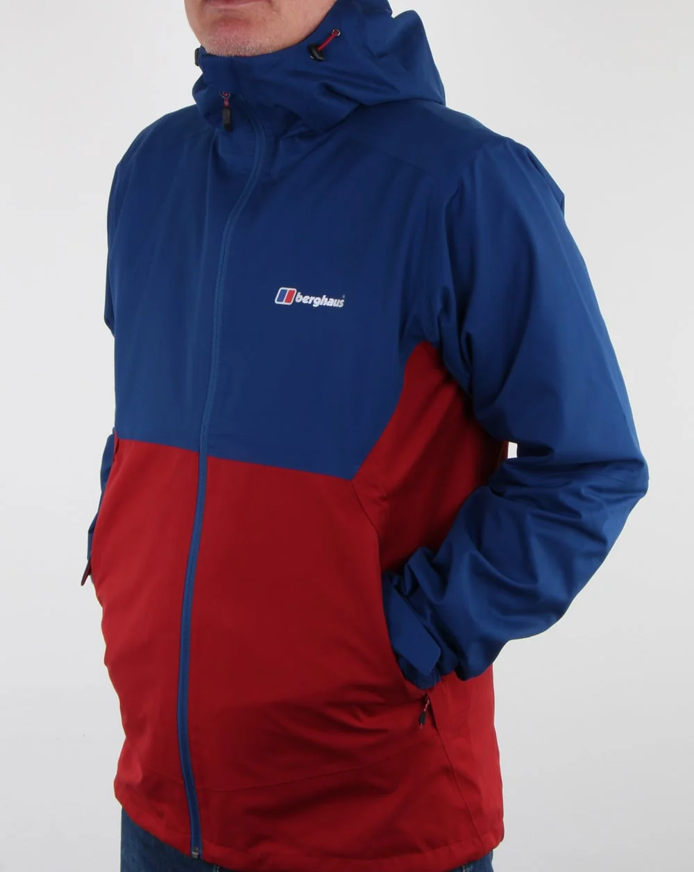 Berghaus Fellmaster Shell Jacket Red Dahlia/Deep Water Blue