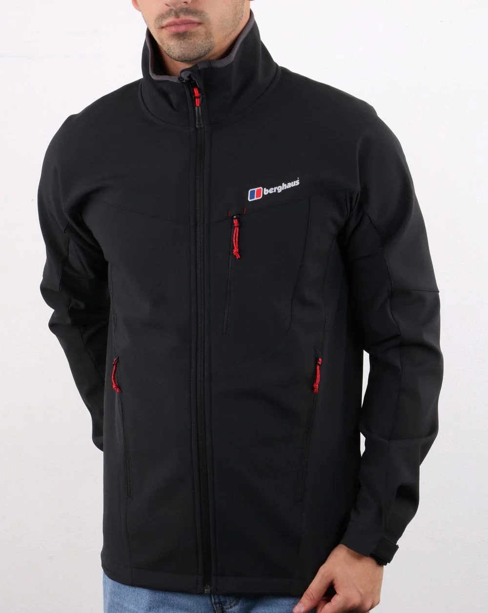 Berghaus Ghlass Soft Shell Jacket Black - Image 4