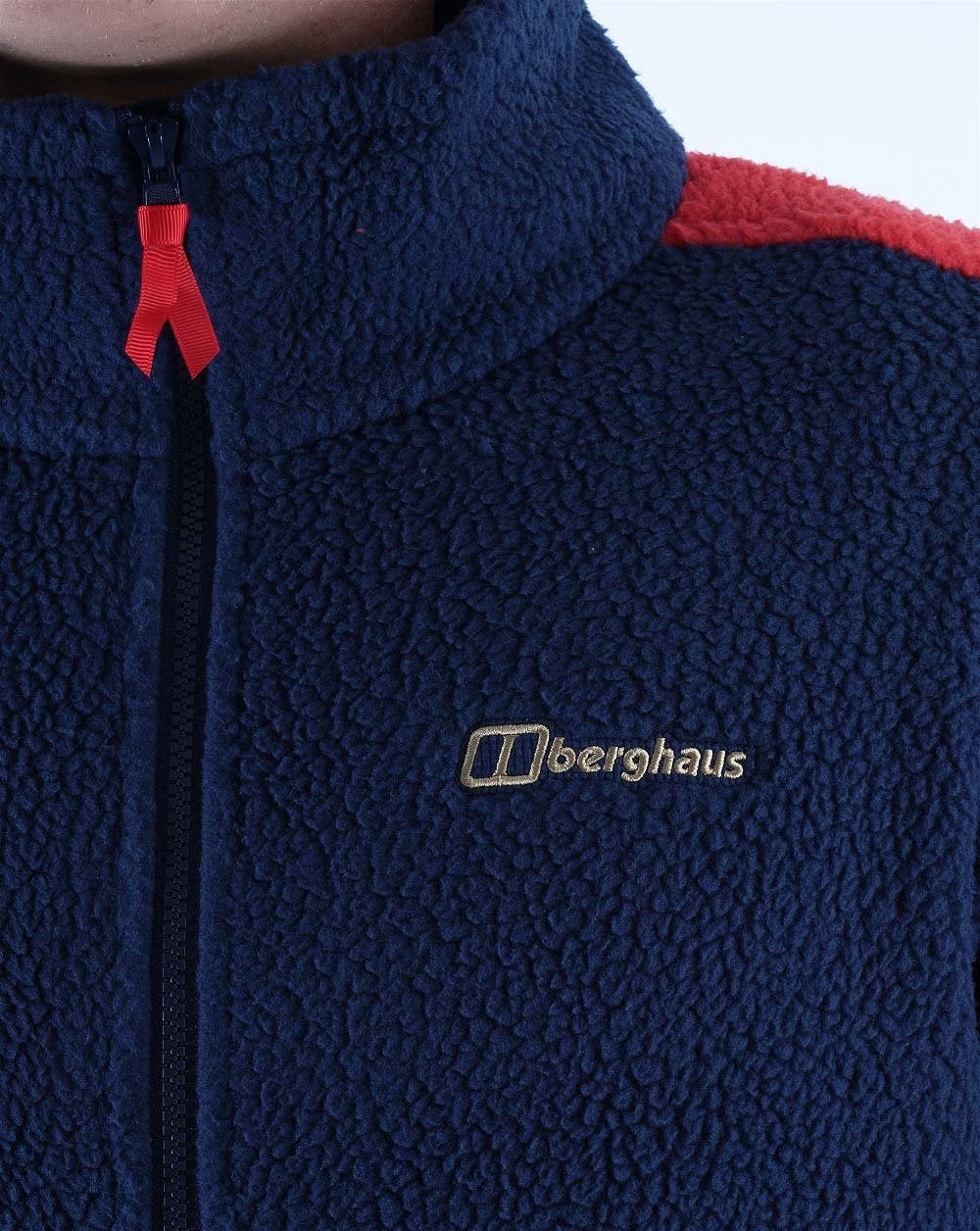 Berghaus Houlton Half Zip Fleece Navy/Sand/Red - Image 3