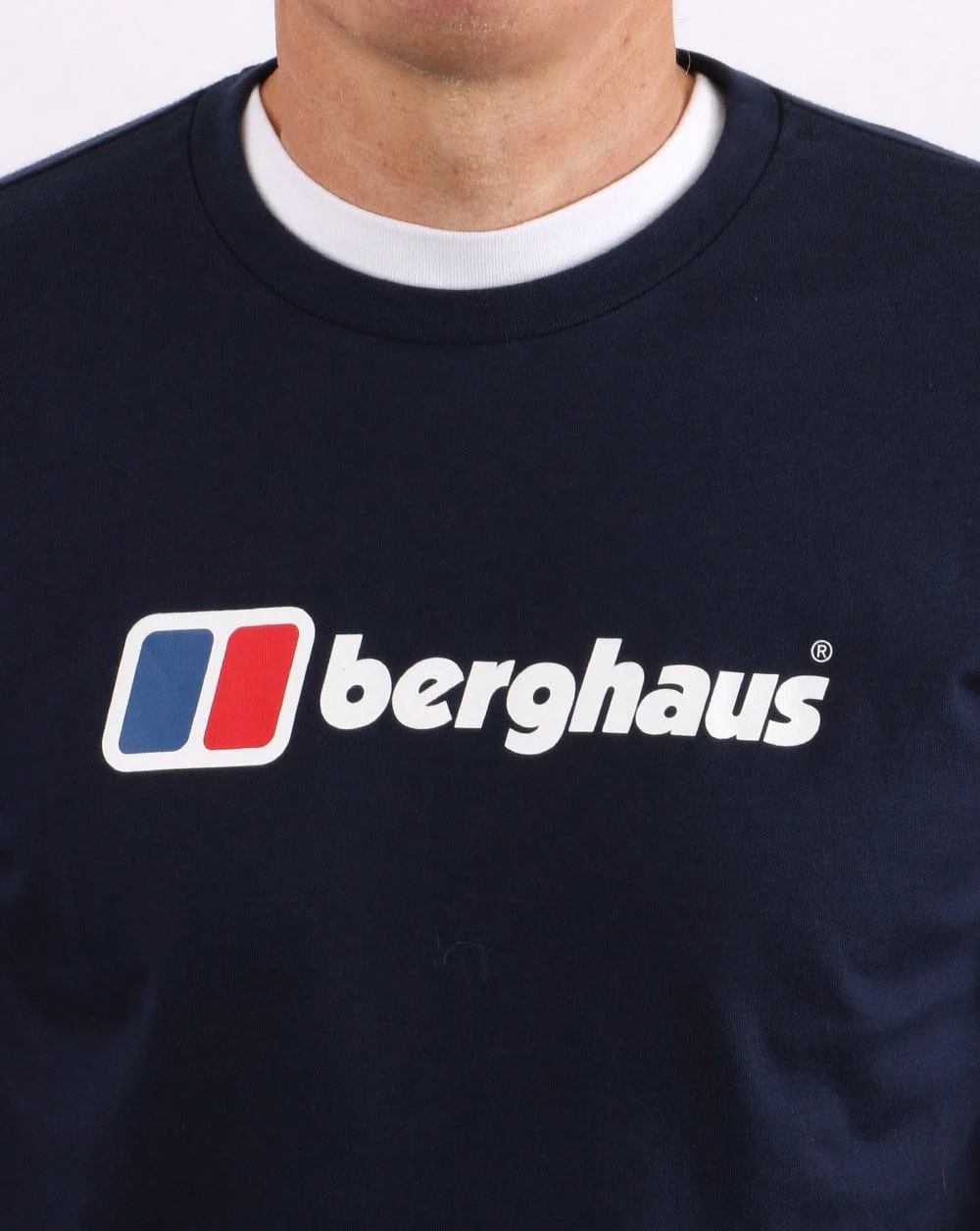 Berghaus Logo Long Sleeve T-shirt Navy - Image 2