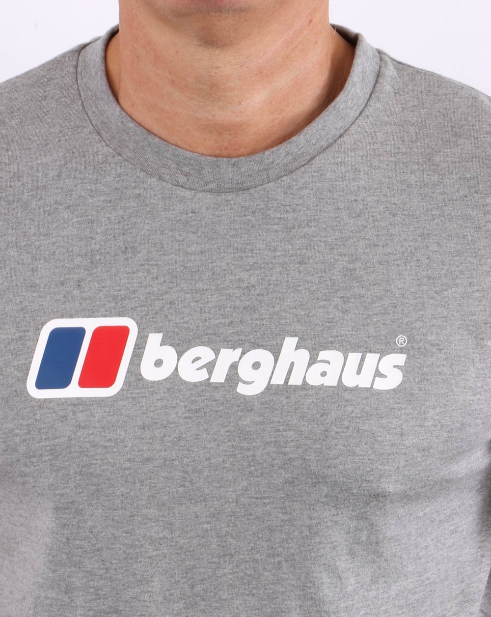 Berghaus Logo T-shirt Grey Marl - Image 2
