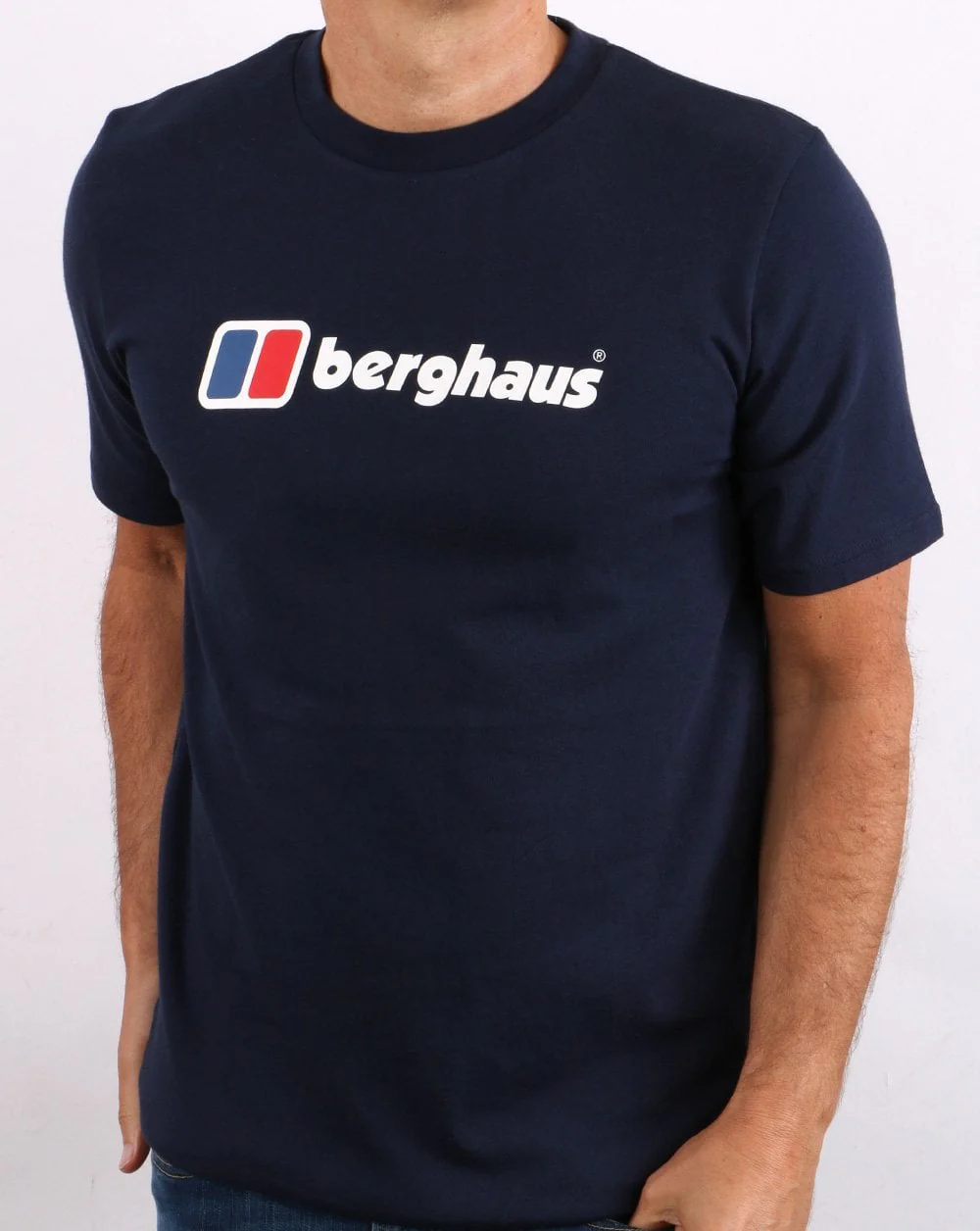Berghaus Logo T-shirt Navy - Image 3