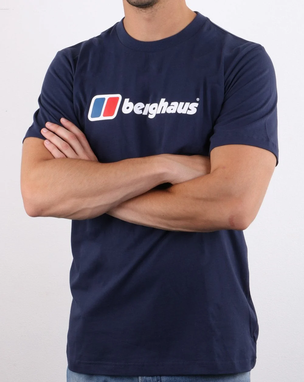 Berghaus Logo T Shirt Navy - Image 2