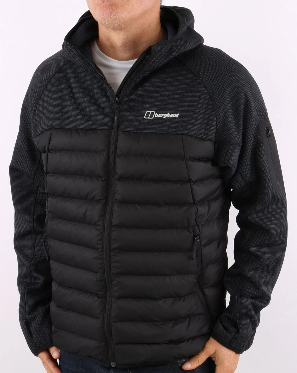 Berghaus Pravitale Jacket Jet Black/Dark Grey - Image 3