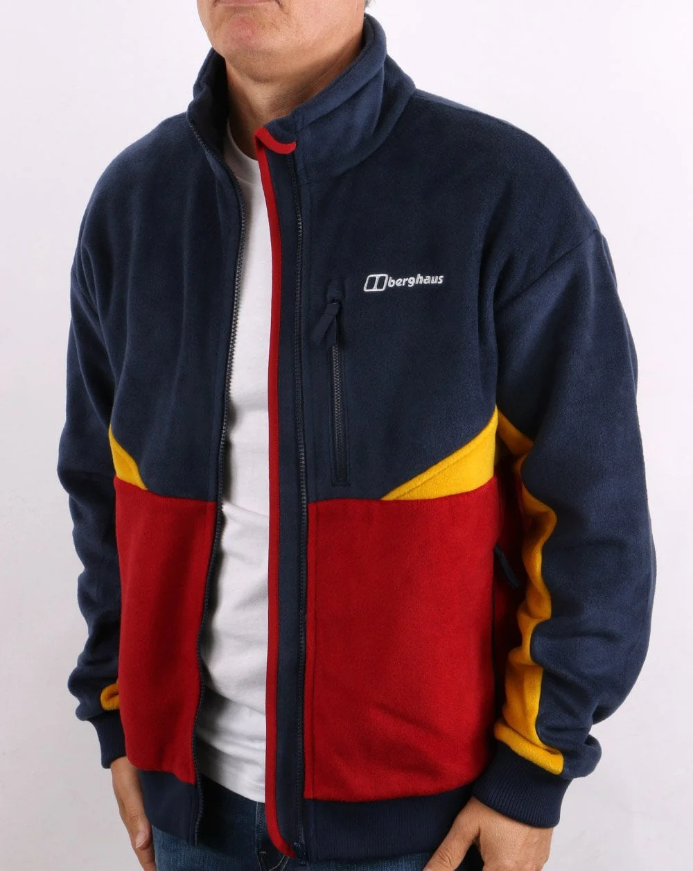 Berghaus Retrorise Fleece Jacket Dusk/Red - Image 4