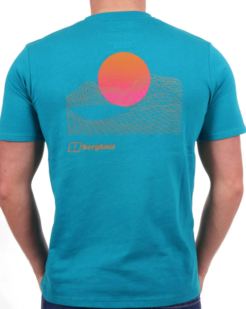 Berghaus Snowdon Logo T-shirt Deep Lake - Image 4
