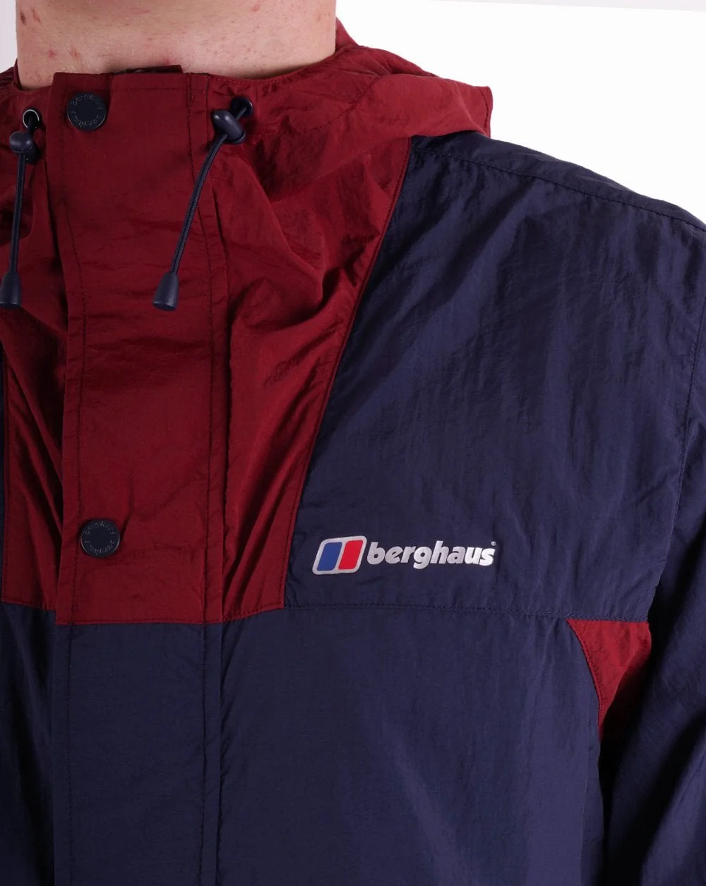 Berghaus U Urb Windbreaker Navy/Dark Red - Image 2