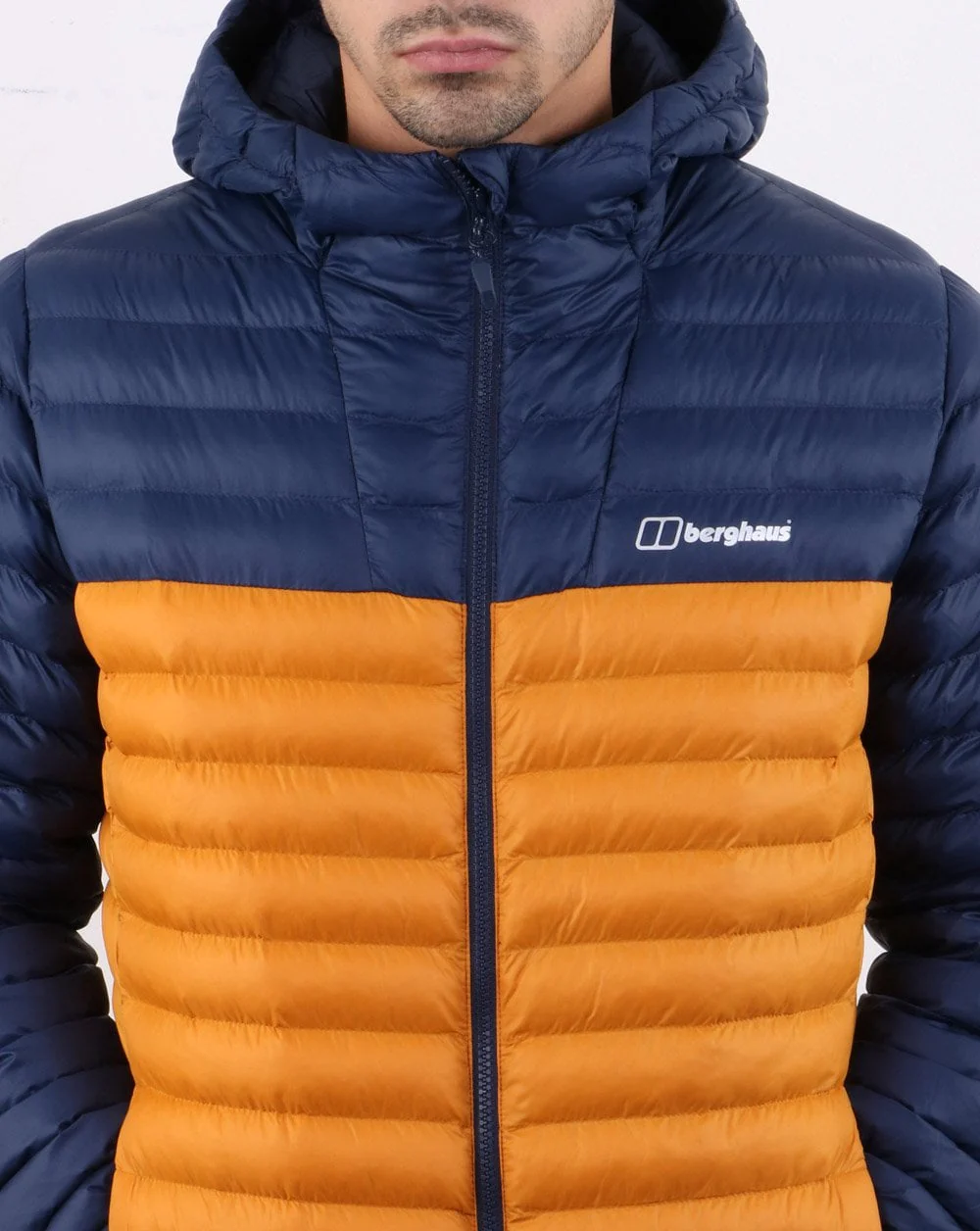 Berghaus Vaskye Jacket Navy and Yellow - Image 3
