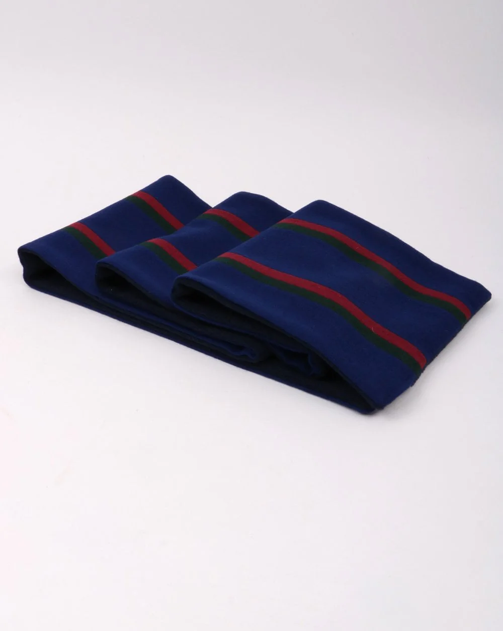 Cambridge Scarf Dark Royal/green/maroon - Image 2