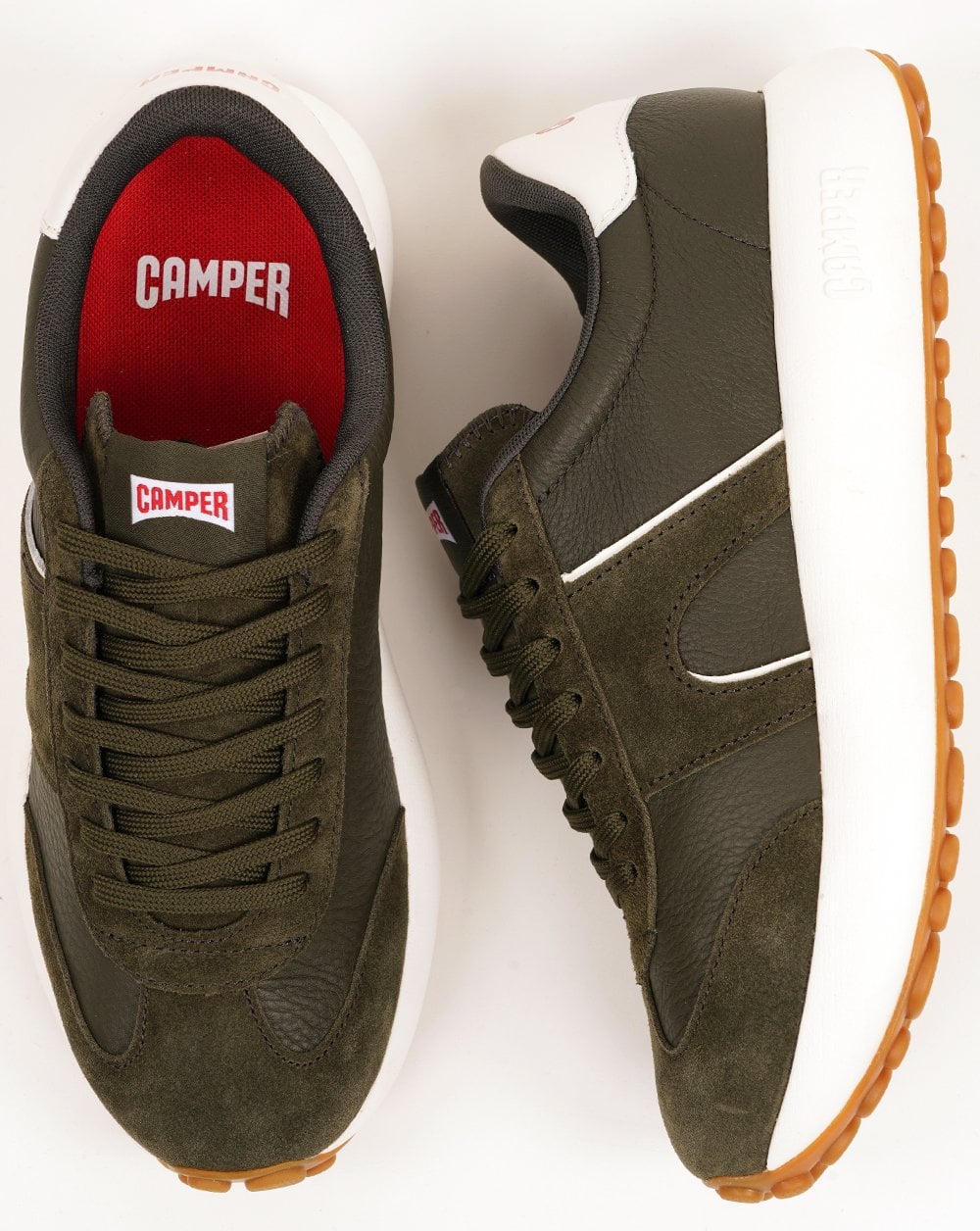 Camper Pelotas Athens Trainers Dark Green - Image 4