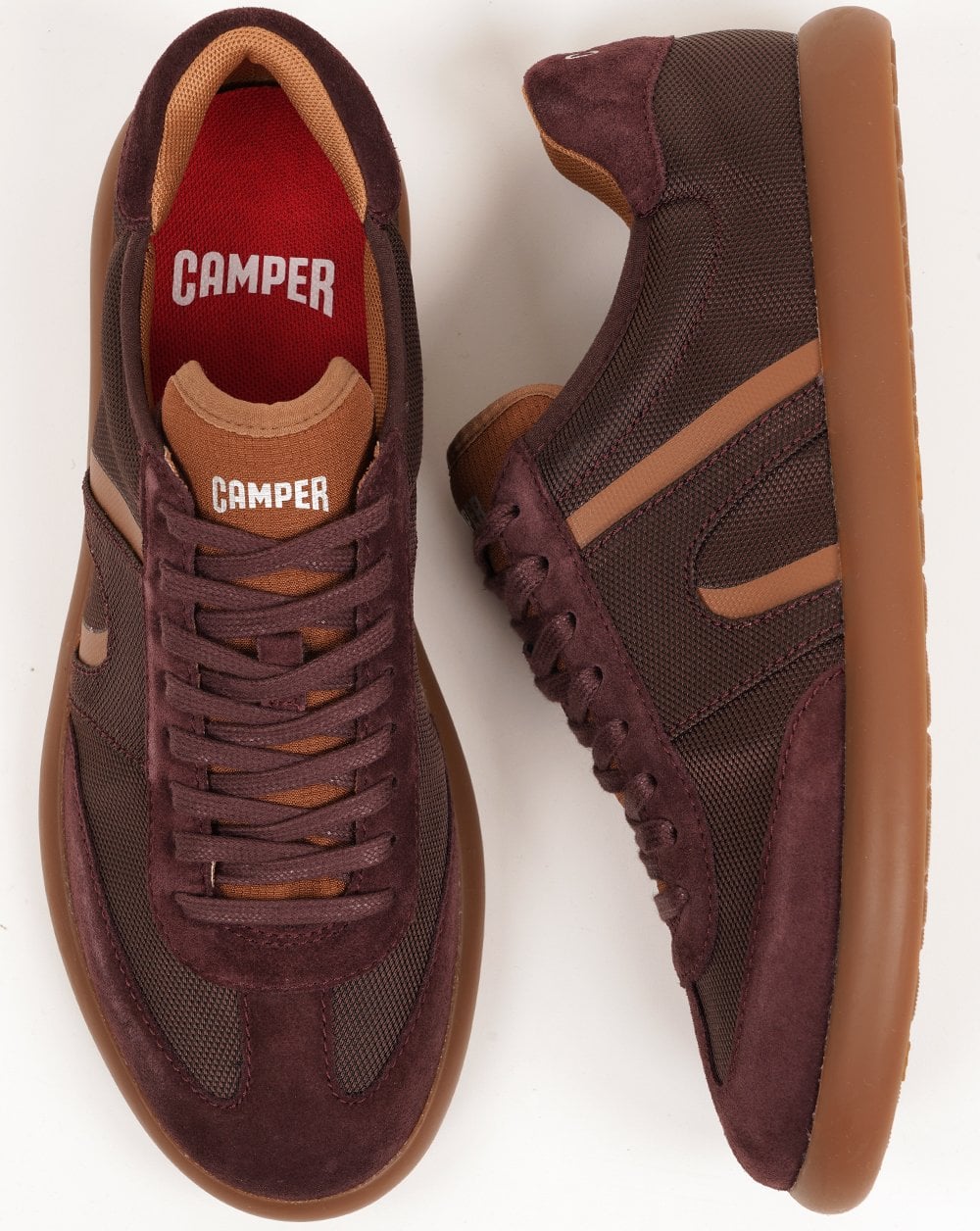 Camper Pelotas Soller Trainers Burgundy - Image 4