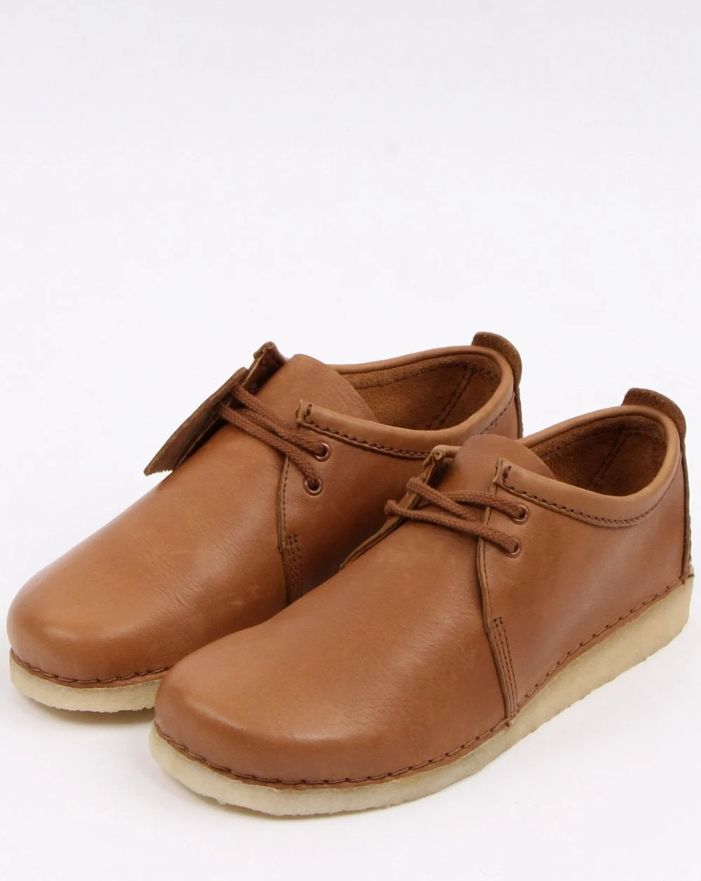 Clarks Originals Ashton Leather Shoes Cola - Image 3