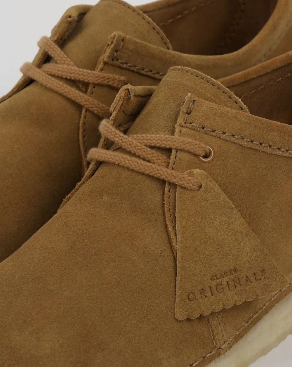 Clarks Originals Ashton Suede Shoes Oak - Image 3