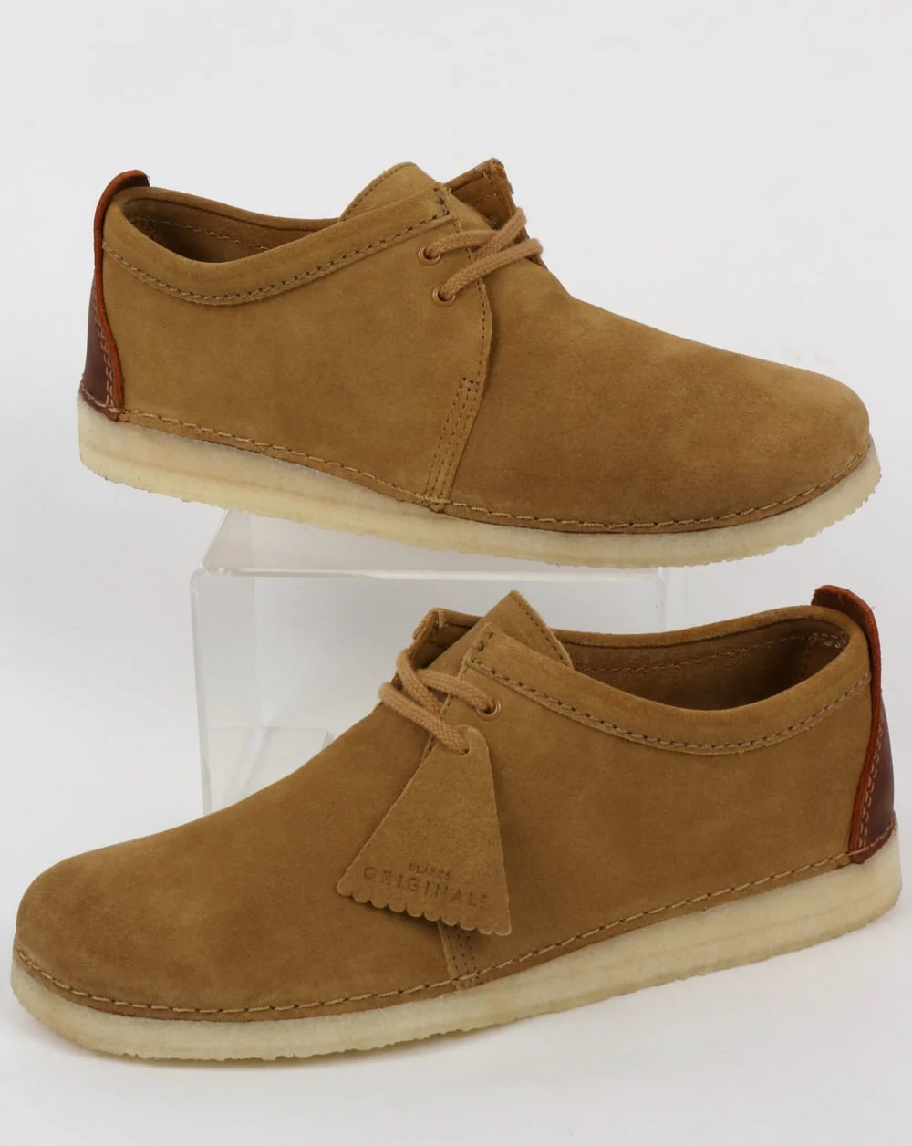 Clarks Originals Ashton Suede Shoes Oak - Image 4