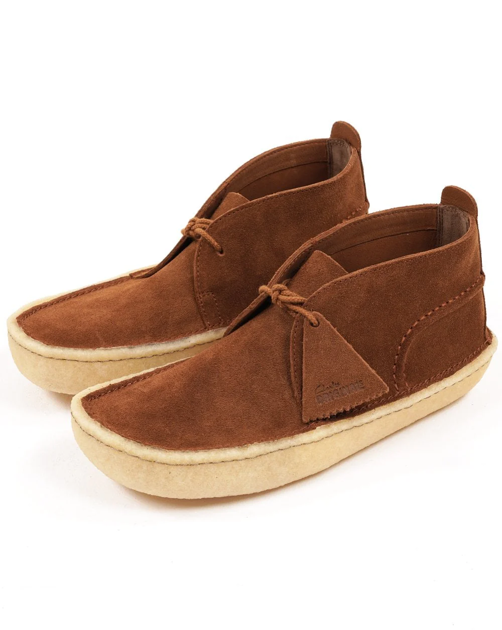 Clarks Originals Desert Rain Boots Dark Cola