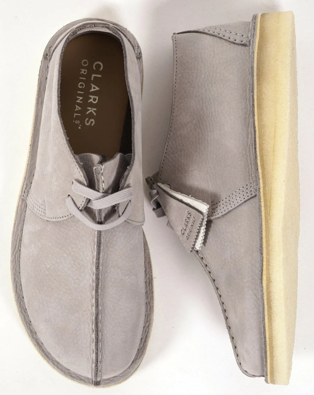 Clarks Originals Desert Trek Shoe Nubuck Taupe - Image 4