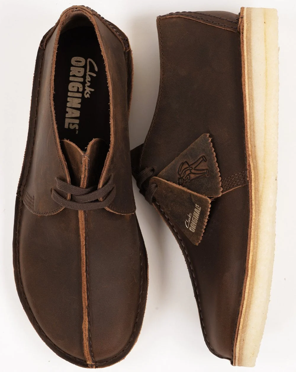 Clarks Originals Desert Trek Shoes Beeswax - Image 3