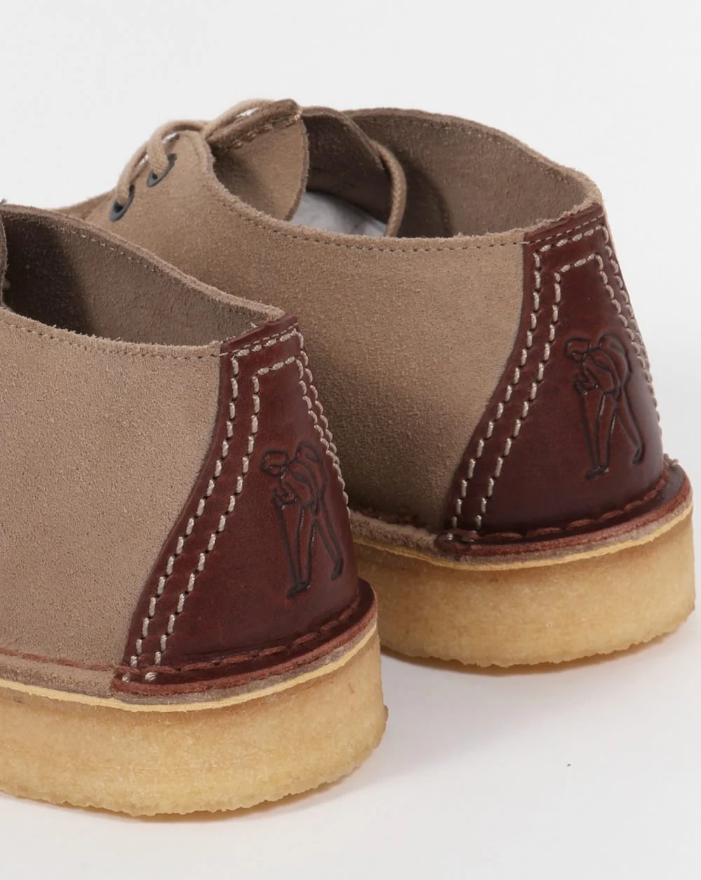 Clarks Originals Desert Trek Suede Shoes Sand - Image 4