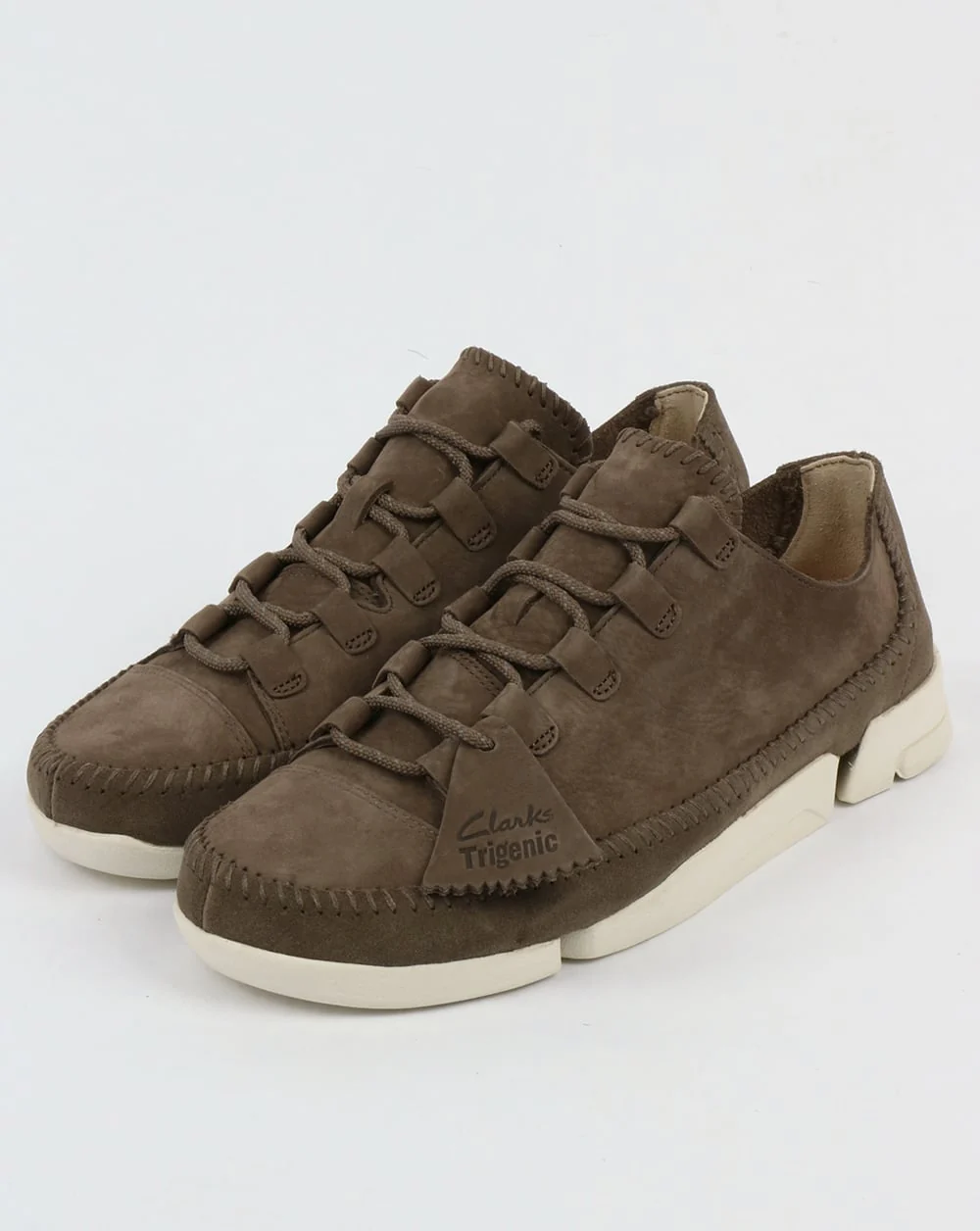 Clarks Originals Trigenic Flex 2 Grey Nubuck - Image 4
