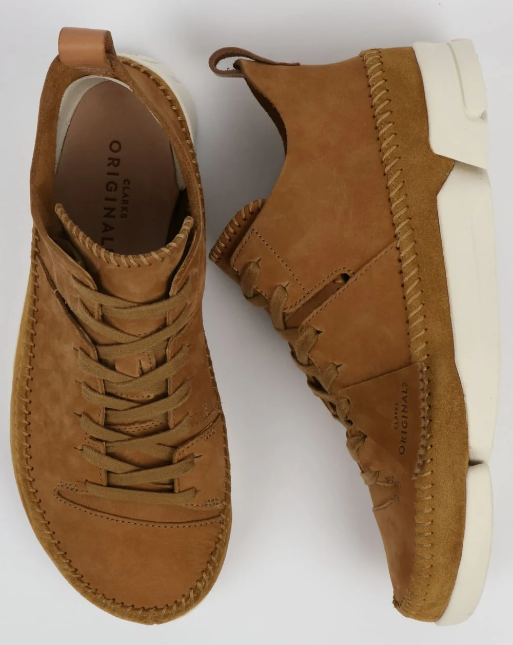 Clarks Originals Trigenic Flex Shoes Oak - Image 2