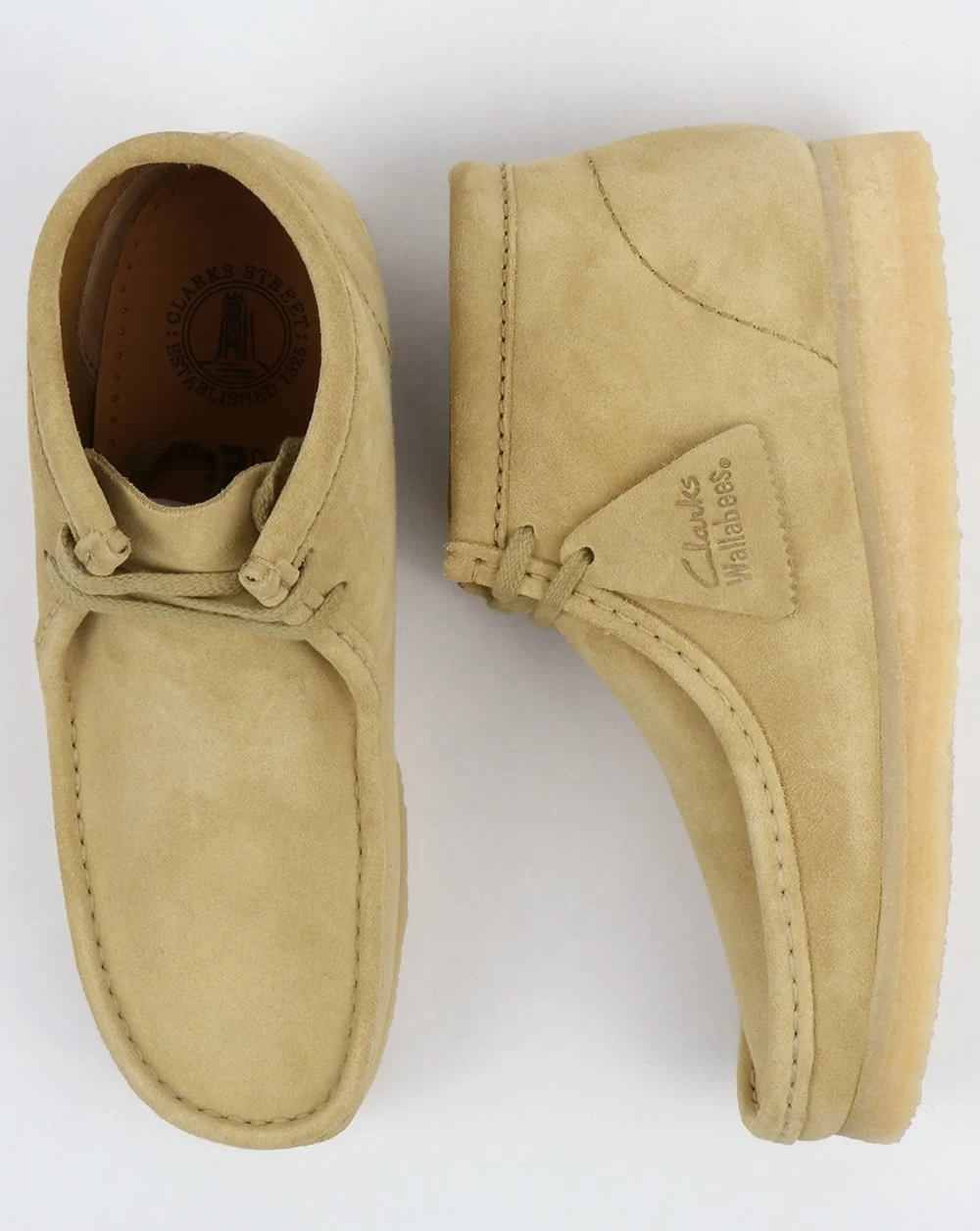 Clarks Originals Wallabee Boots Maple Suede - Image 2