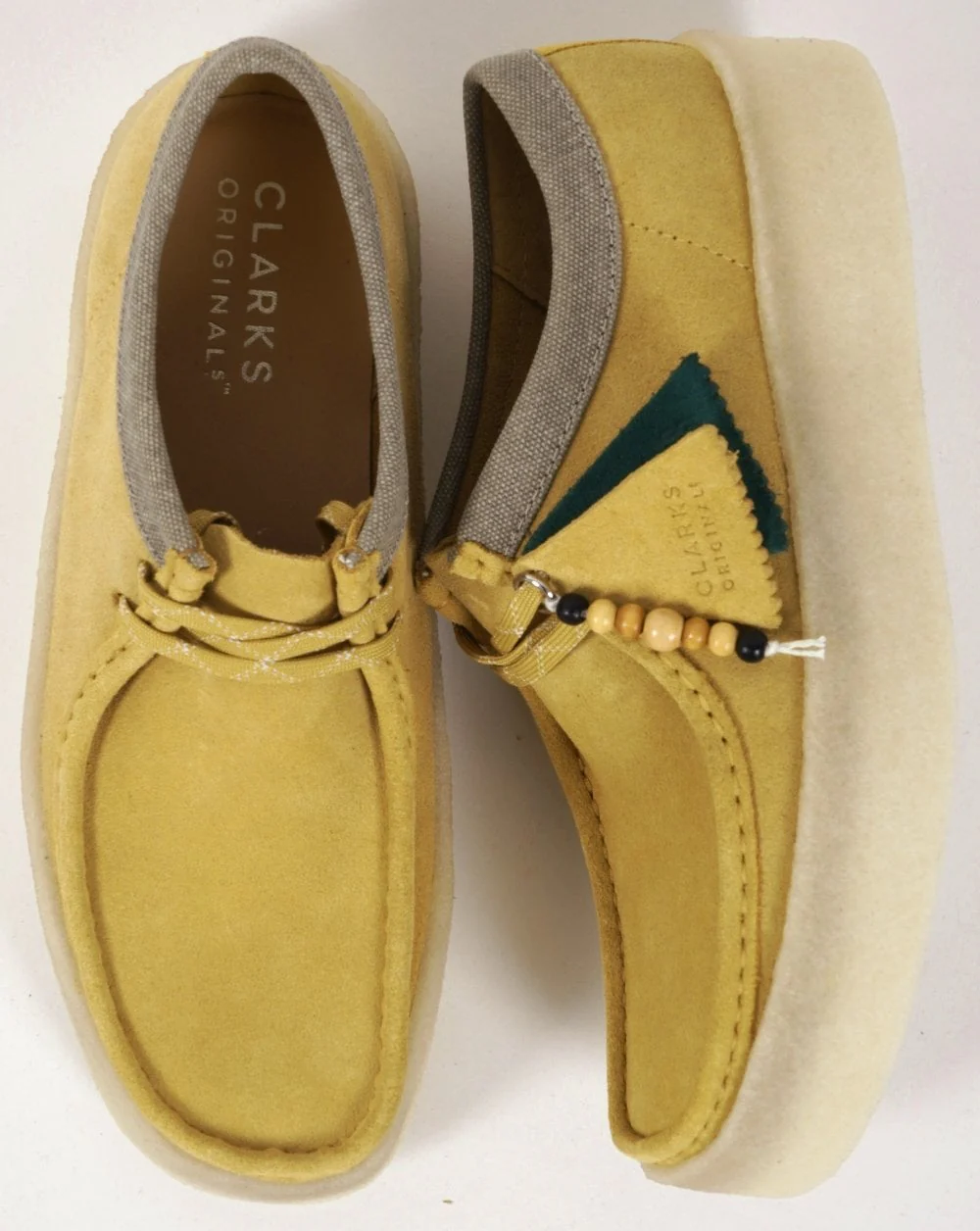 Clarks Originals Wallabee Cup Shoe Amber Gold - Image 3