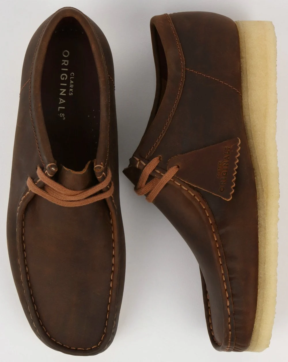 Clarks Originals Wallabee Shoes Beeswax - Image 2