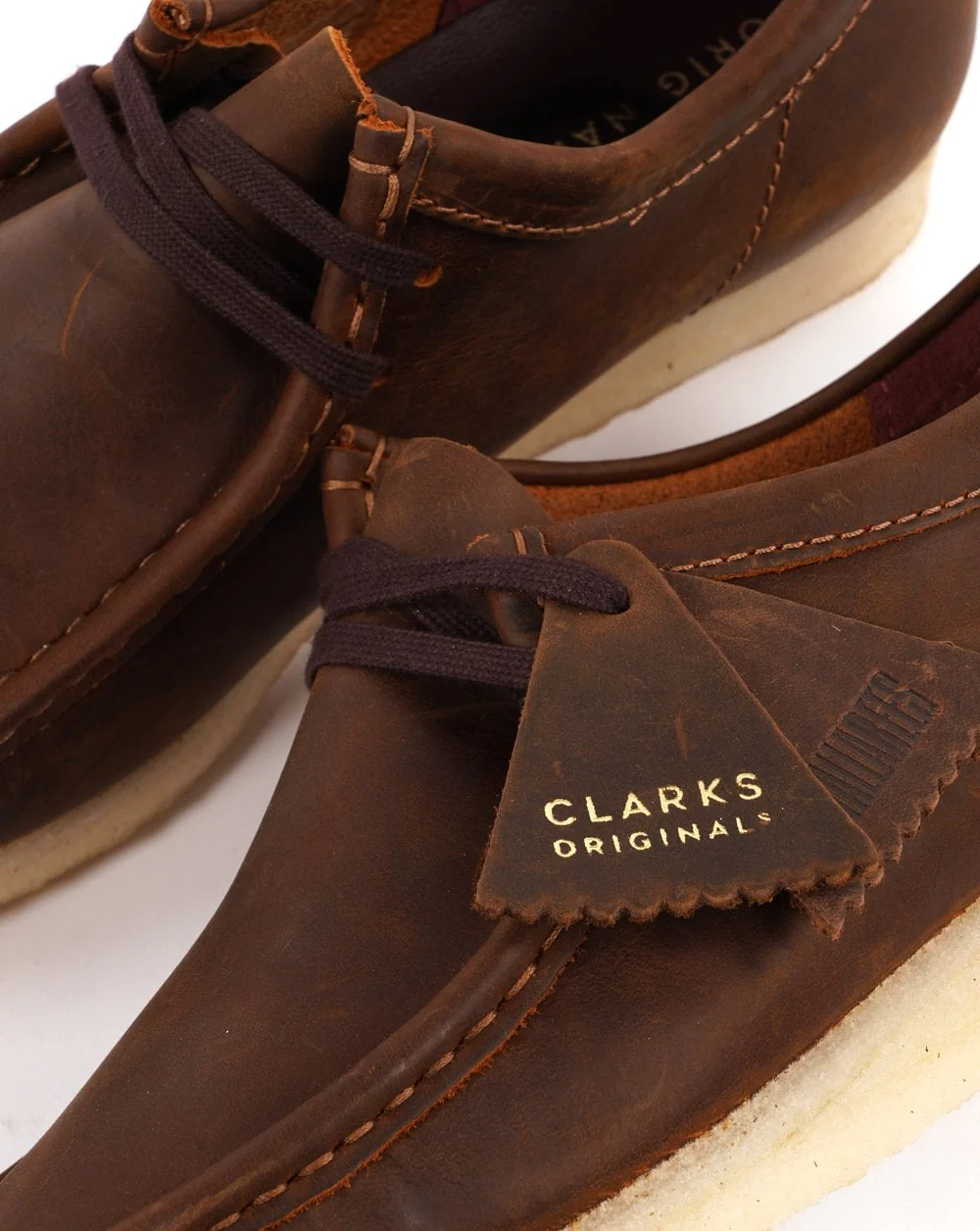 Clarks Originals Wallabee Shoes Beeswax - Image 2